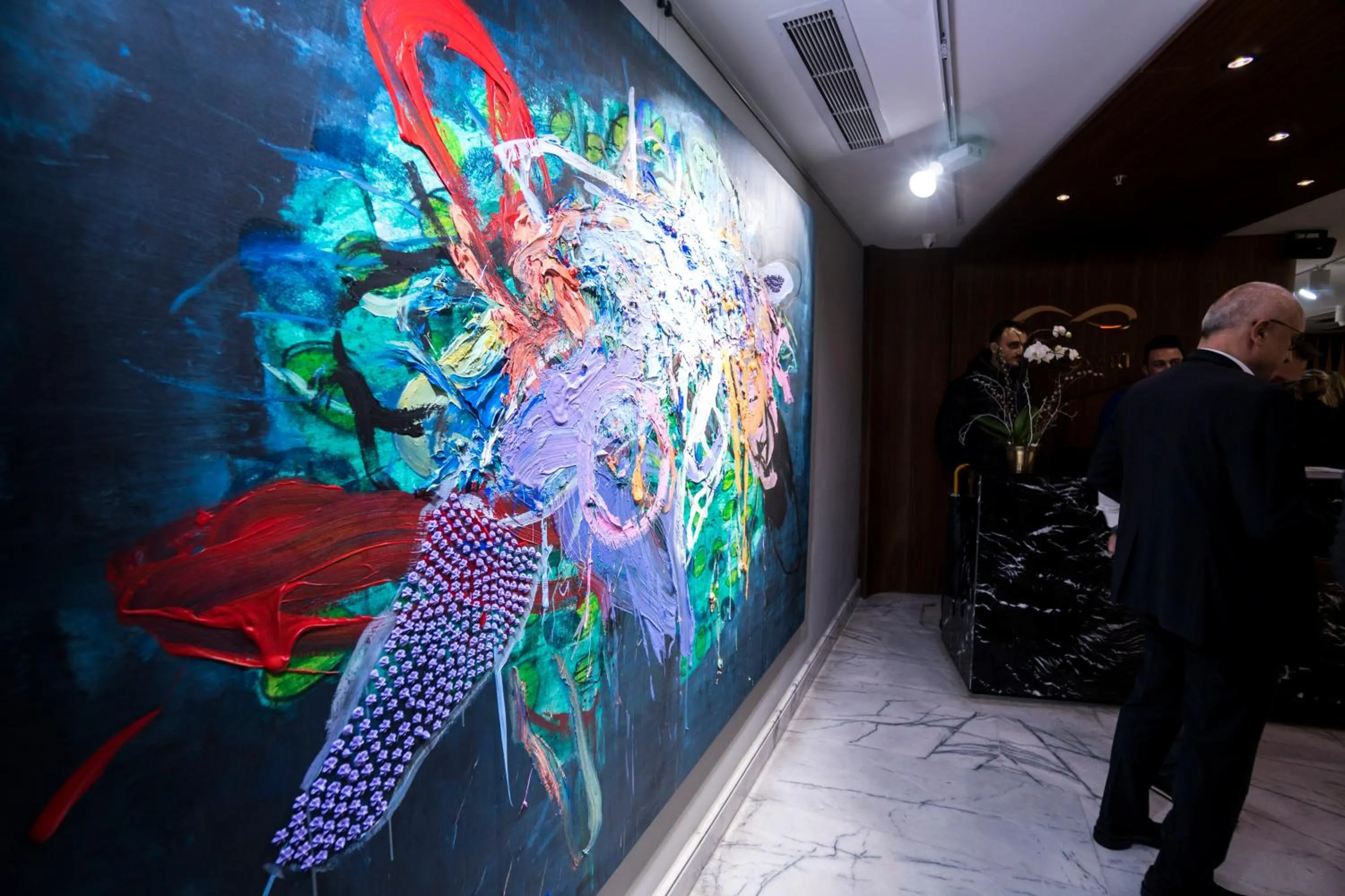 Decorative detail in Endless Art Hotel-Special Category