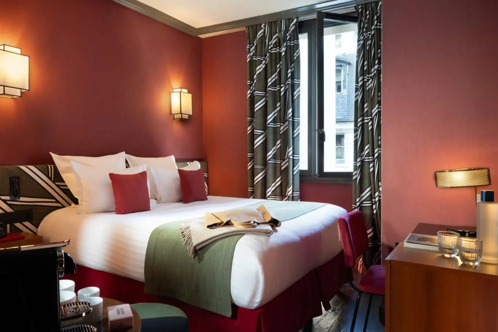 Bedroom, Bed in Hôtel Aoriste & Spa Bedroom, Bed in Hôtel Aoriste & Spa