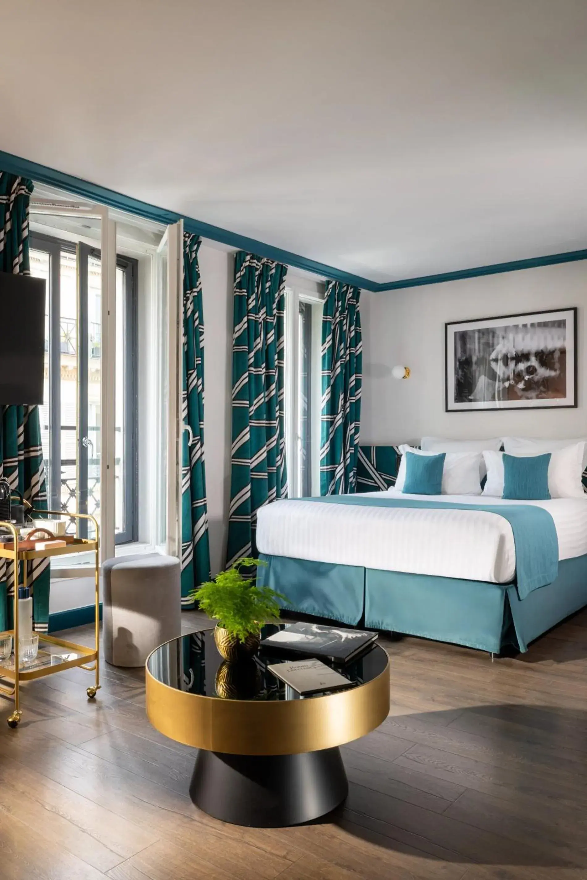 Photo of the whole room, Bed in Hôtel Aoriste & Spa Photo of the whole room, Bed in Hôtel Aoriste & Spa