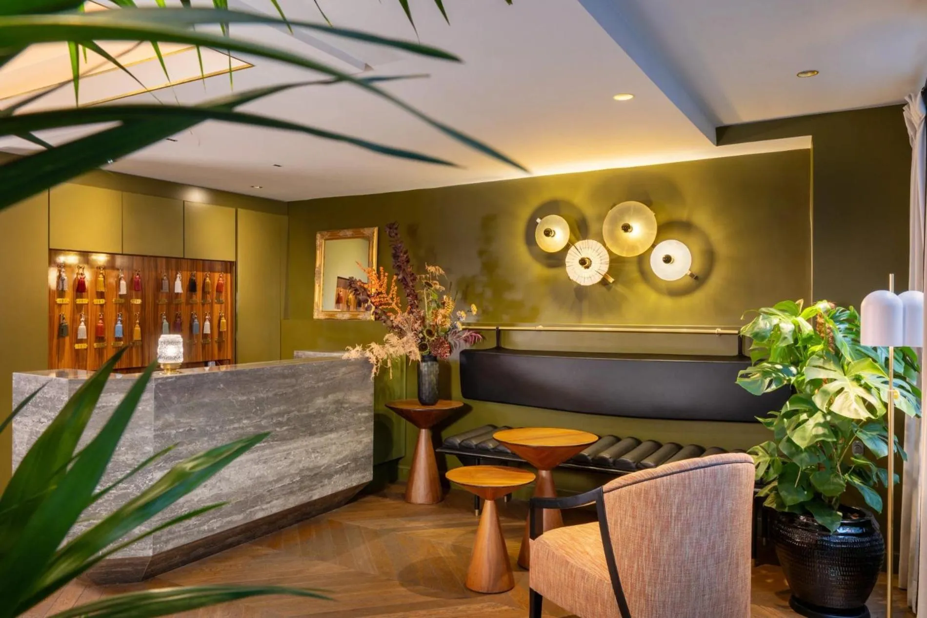 Lobby or reception in Hôtel Aoriste & Spa