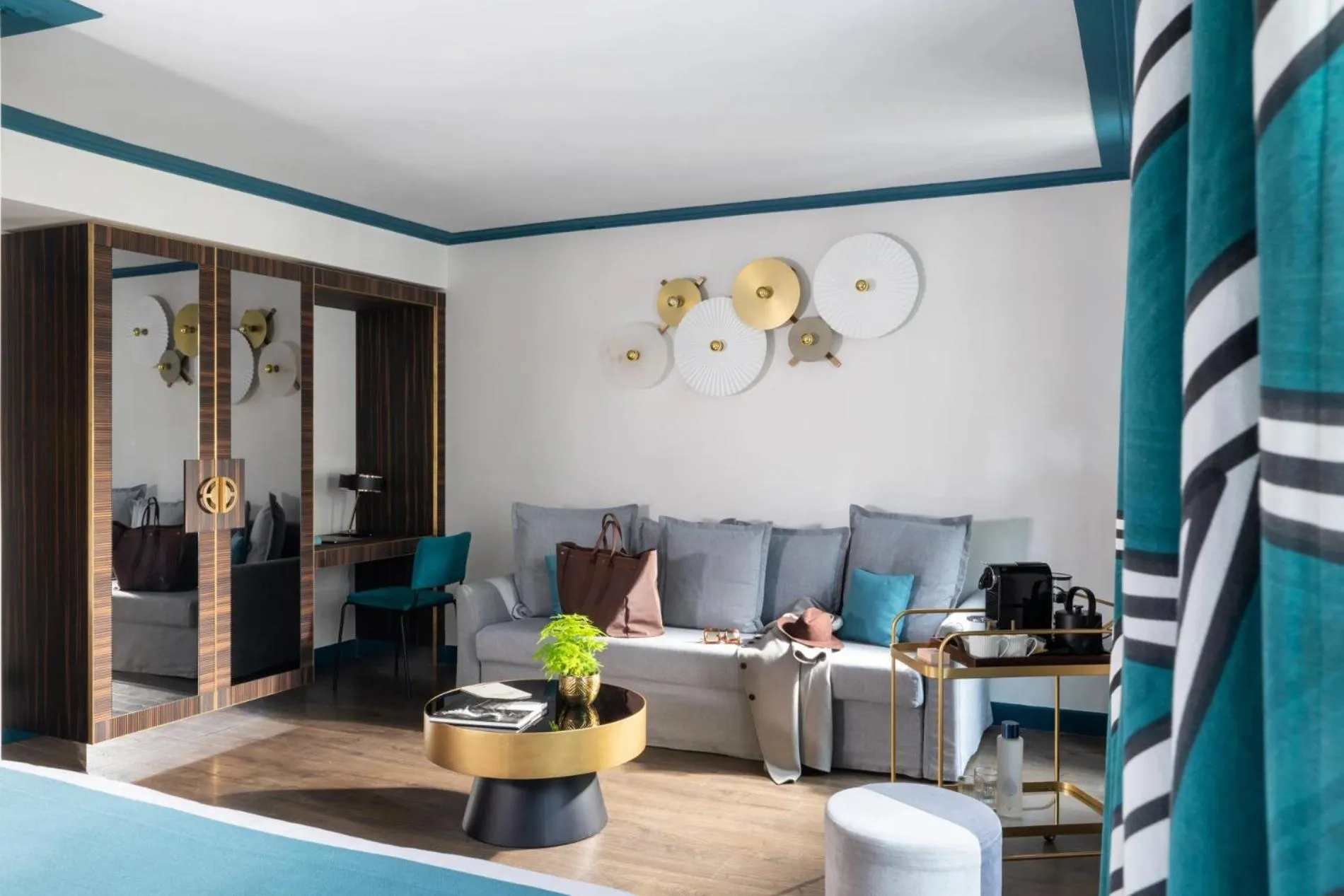 Seating area in Hôtel Aoriste & Spa