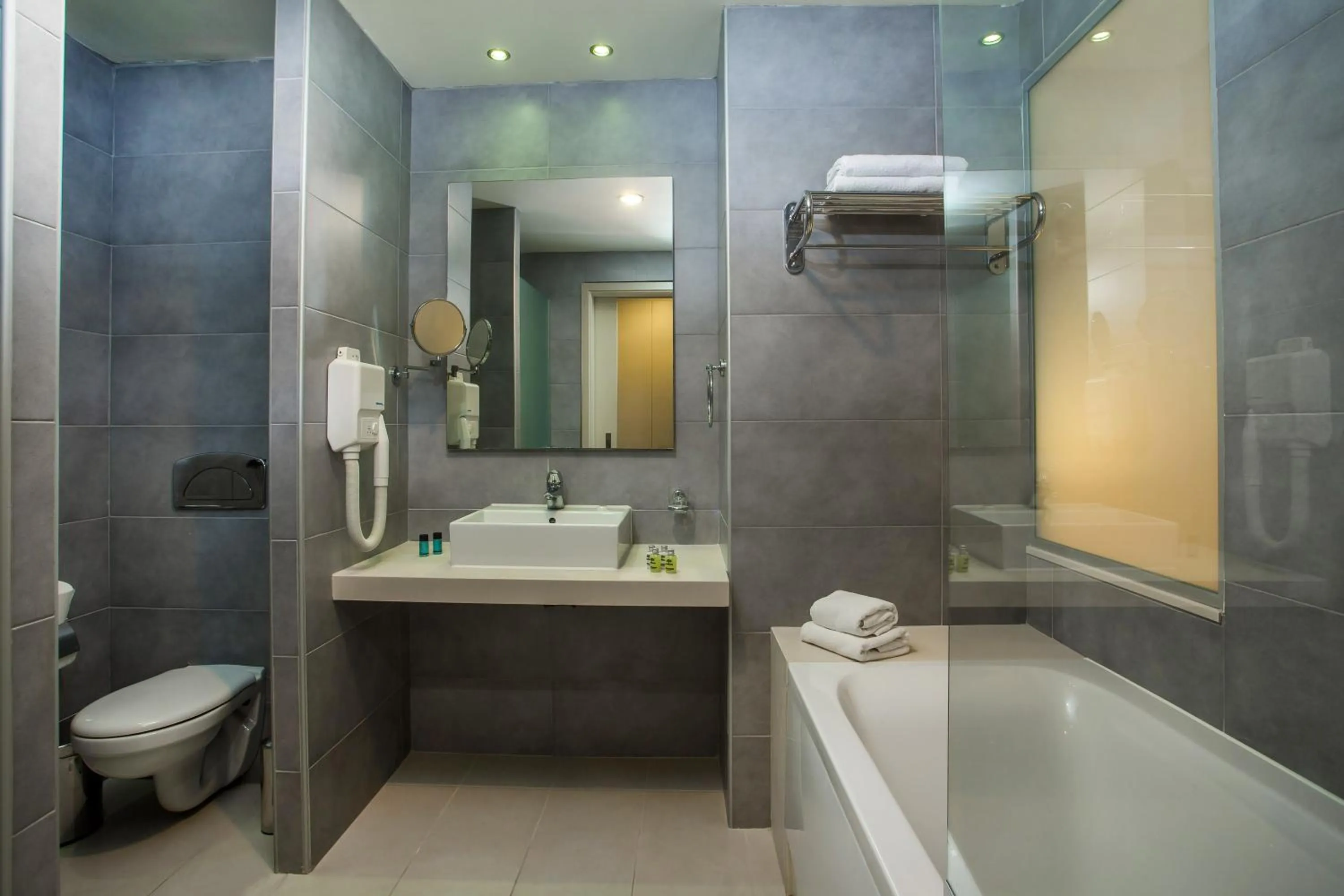 Bathroom in Lindos White Hotel & Suites