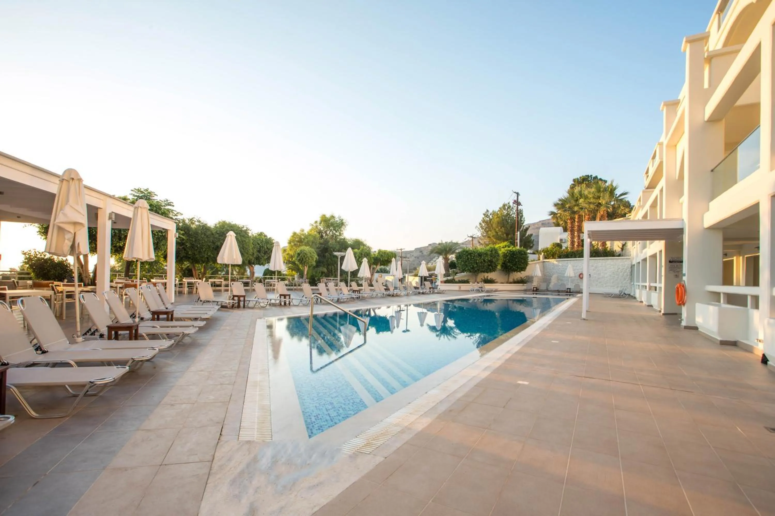 Property building in Lindos White Hotel & Suites