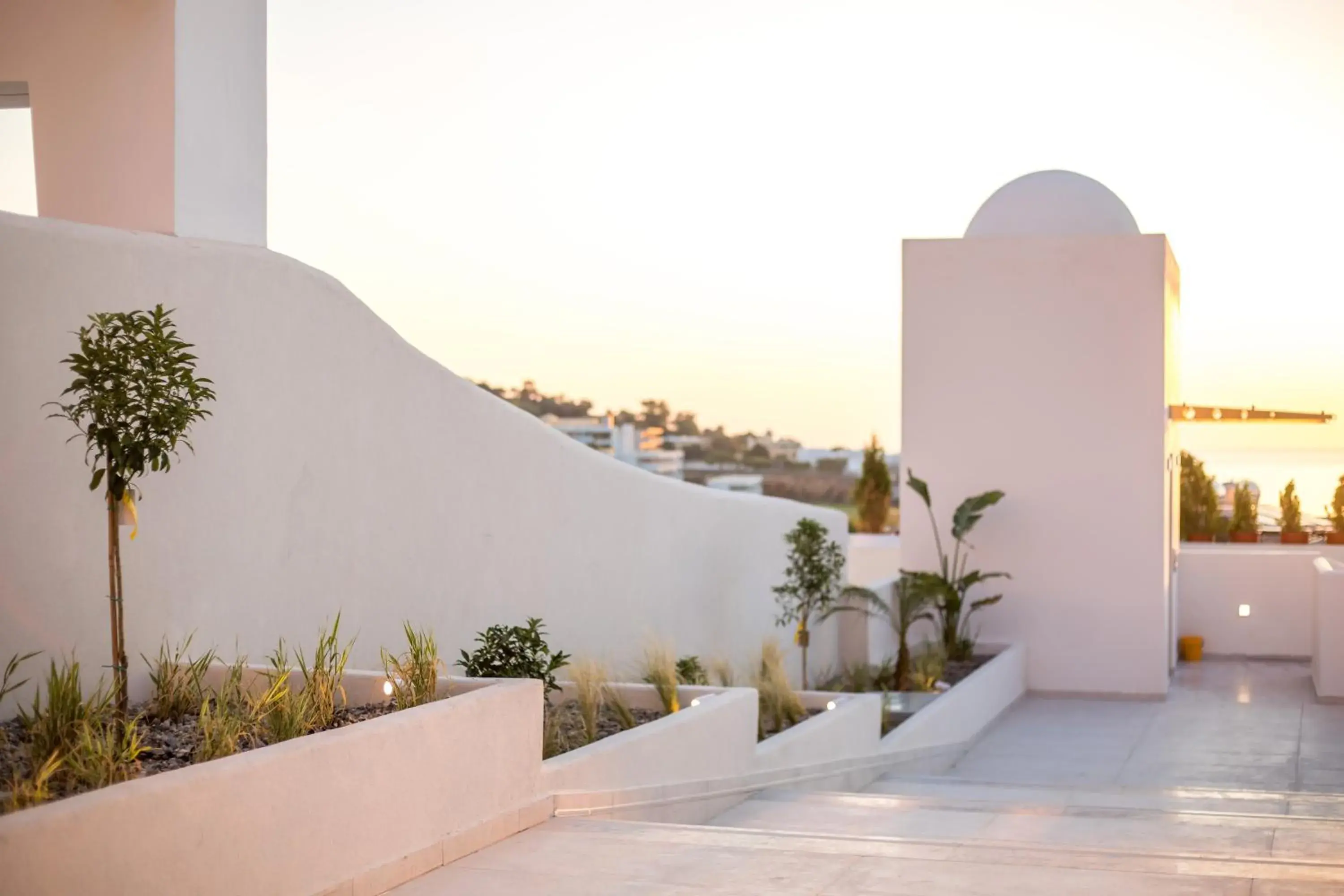 Property building in Lindos White Hotel & Suites Property building in Lindos White Hotel & Suites