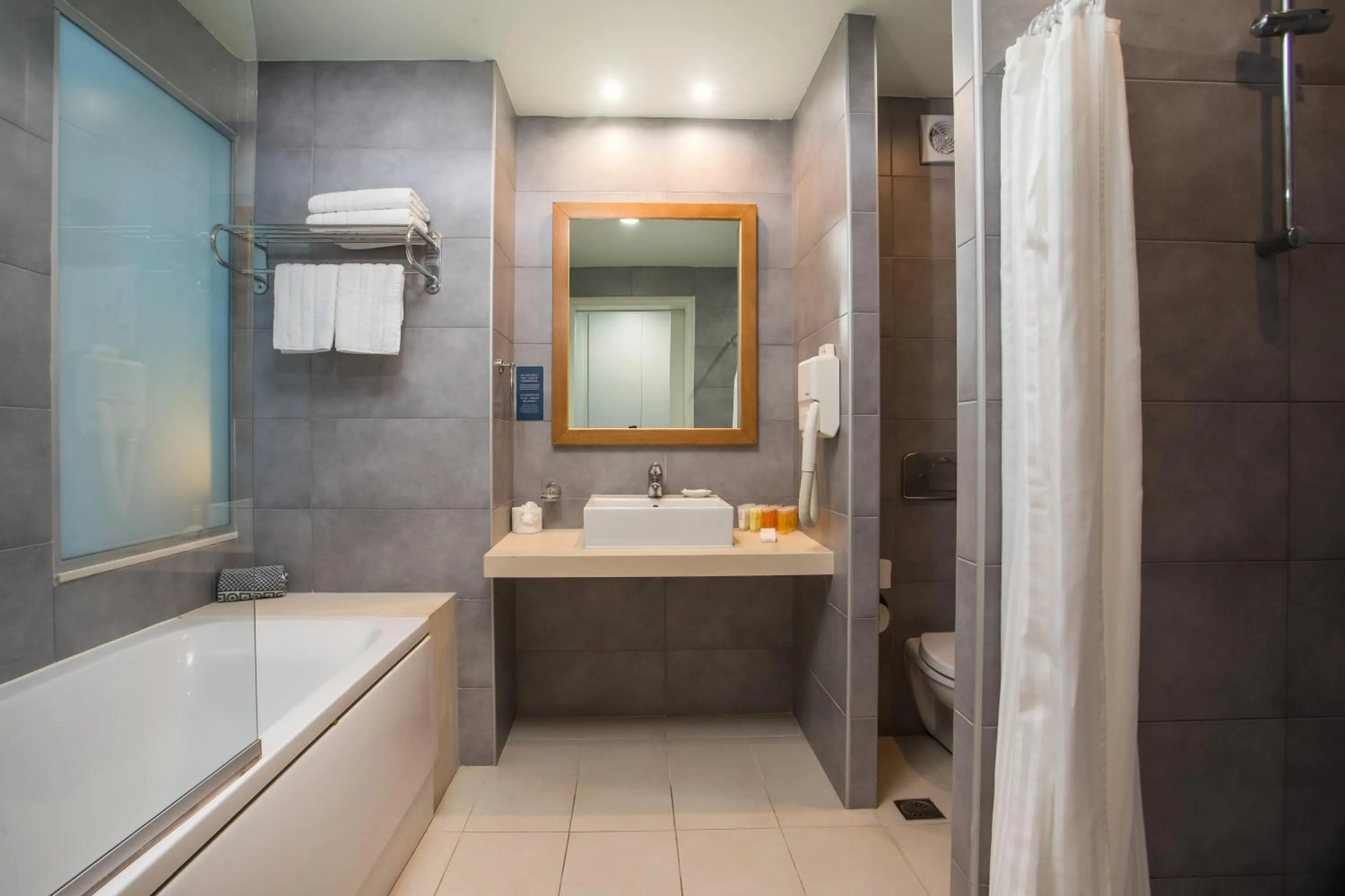 Bathroom in Lindos White Hotel & Suites