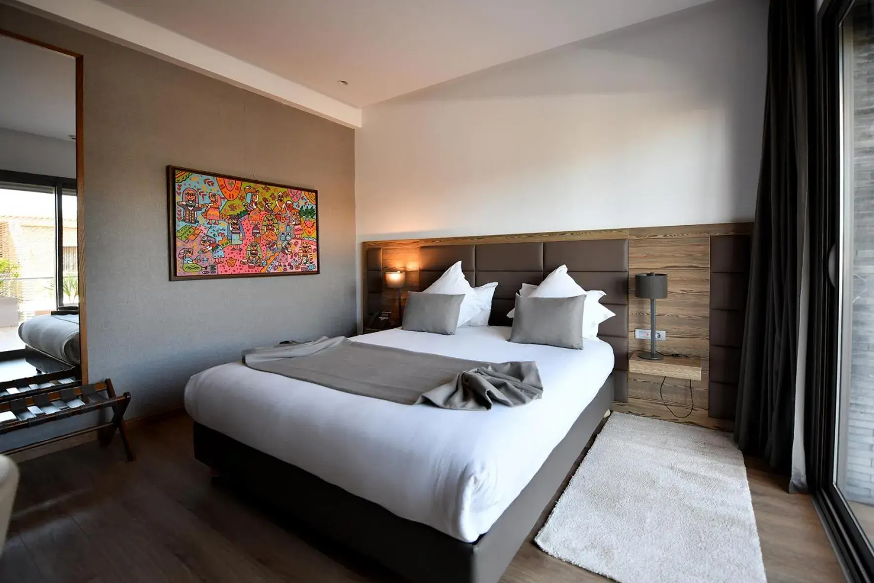 Bed in Ocean Park Hotel, Premium Suites & Wellness Bed in Ocean Park Hotel, Premium Suites & Wellness