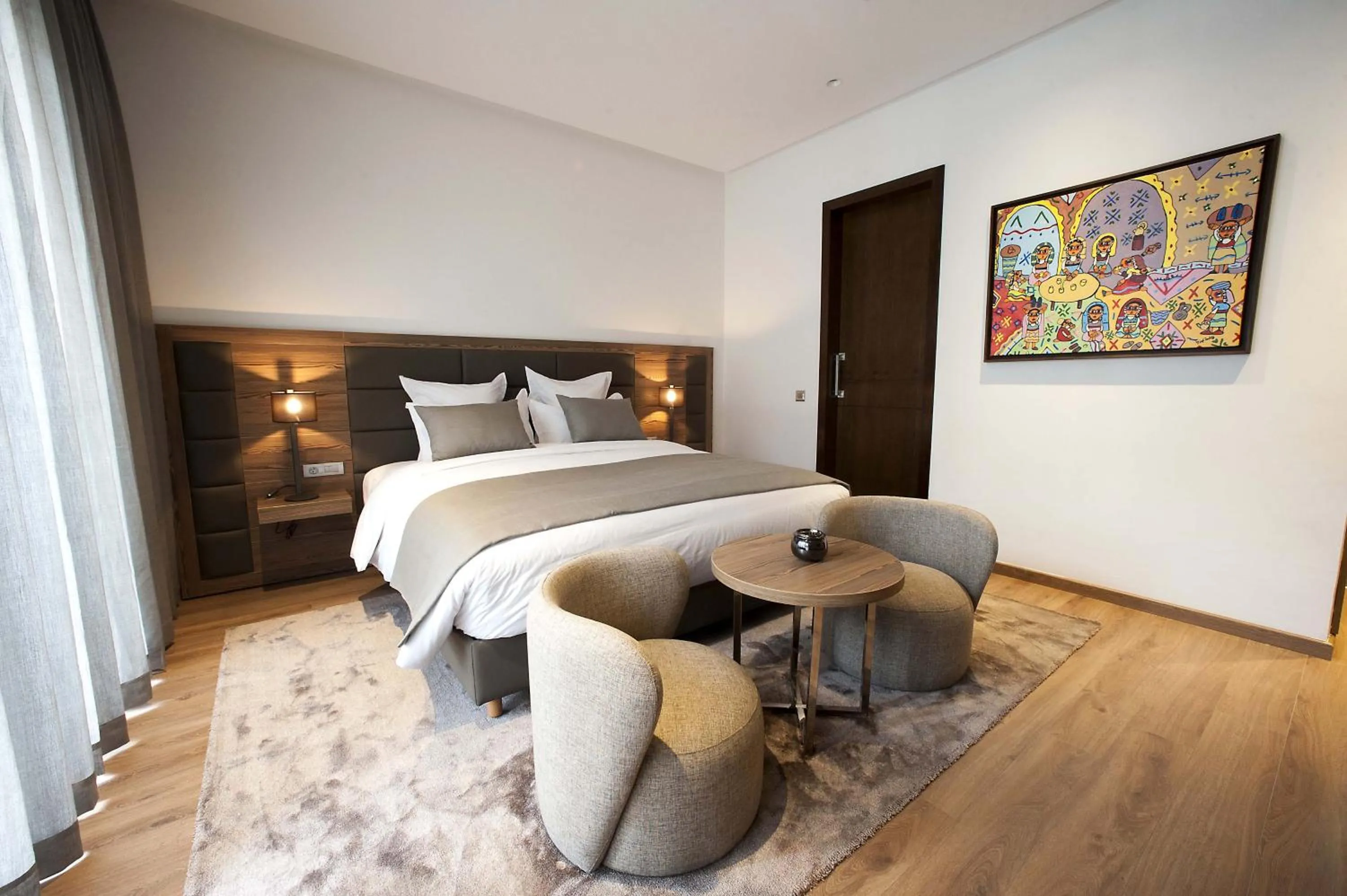 Bed in Ocean Park Hotel, Premium Suites & Wellness