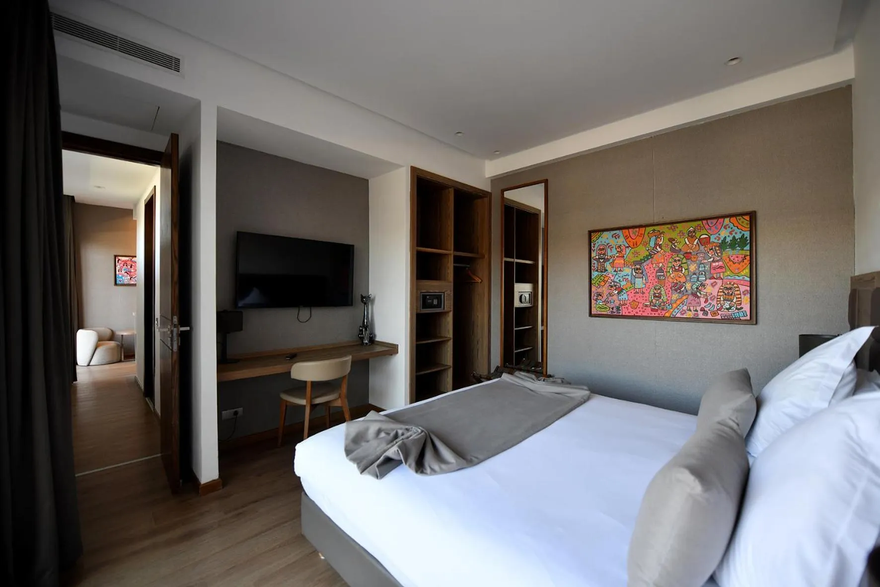 Bed in Ocean Park Hotel, Premium Suites & Wellness