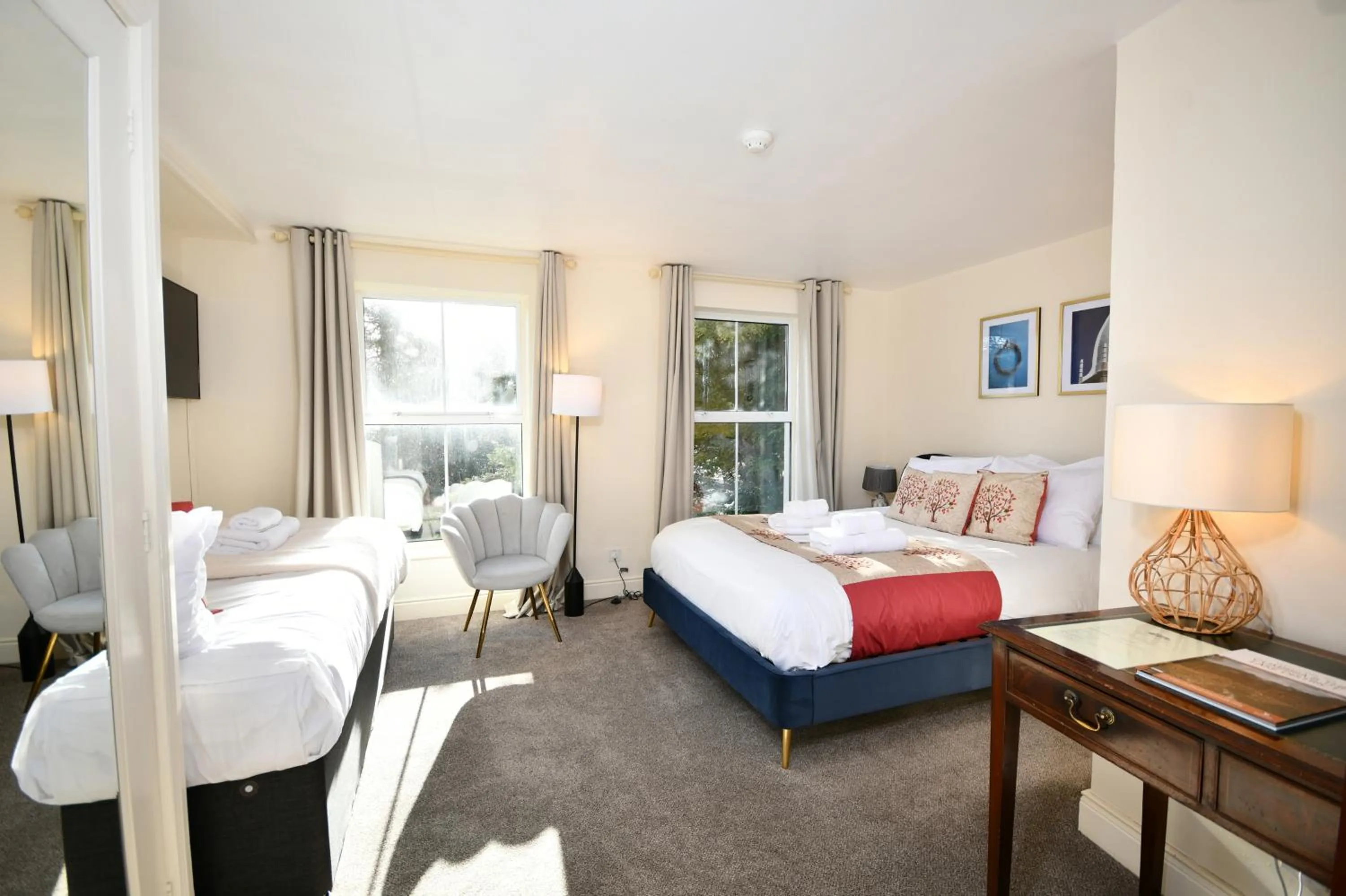 Bedroom in Lovelady Shield Country House Hotel
