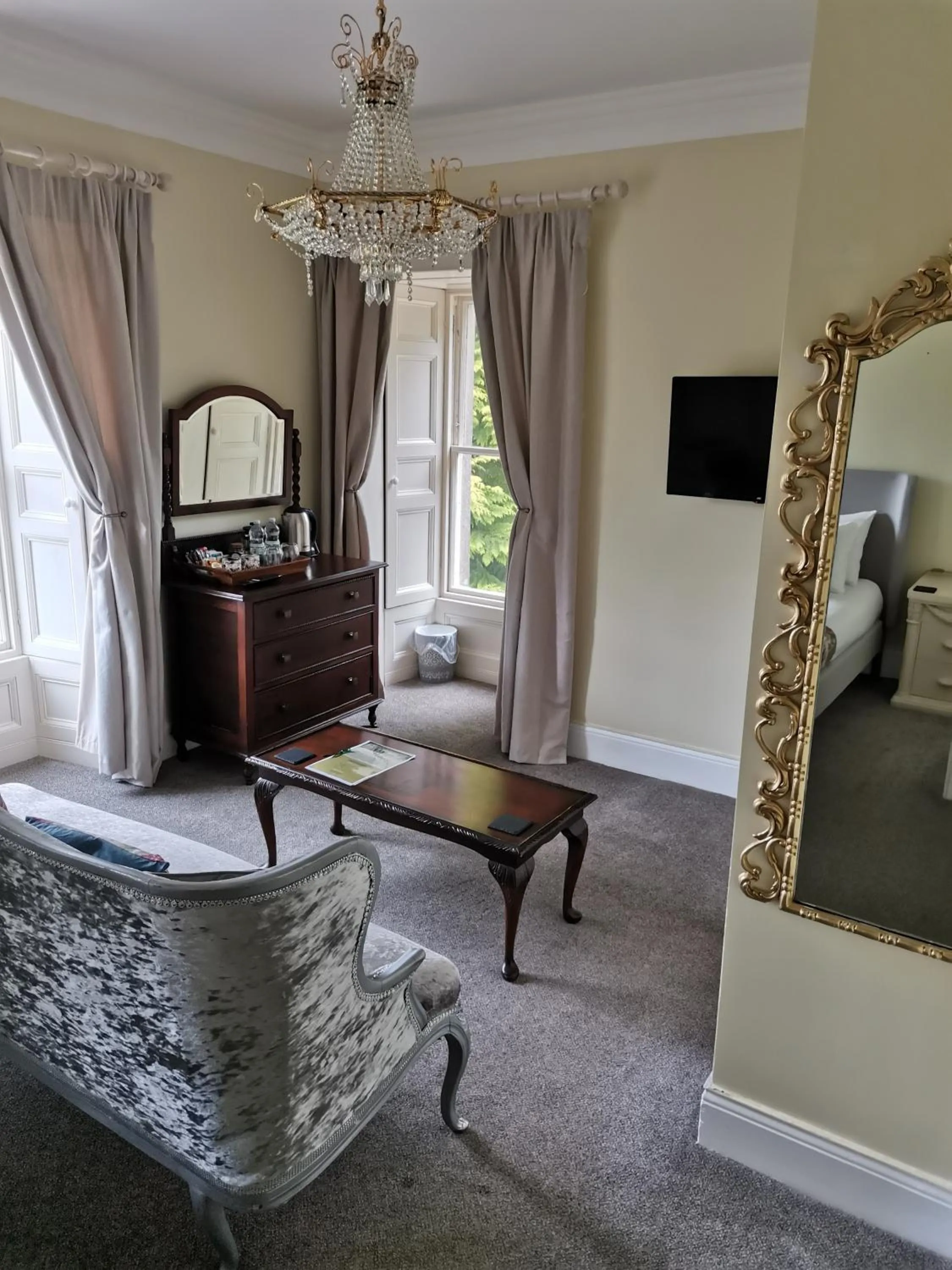 wardrobe in Lovelady Shield Country House Hotel