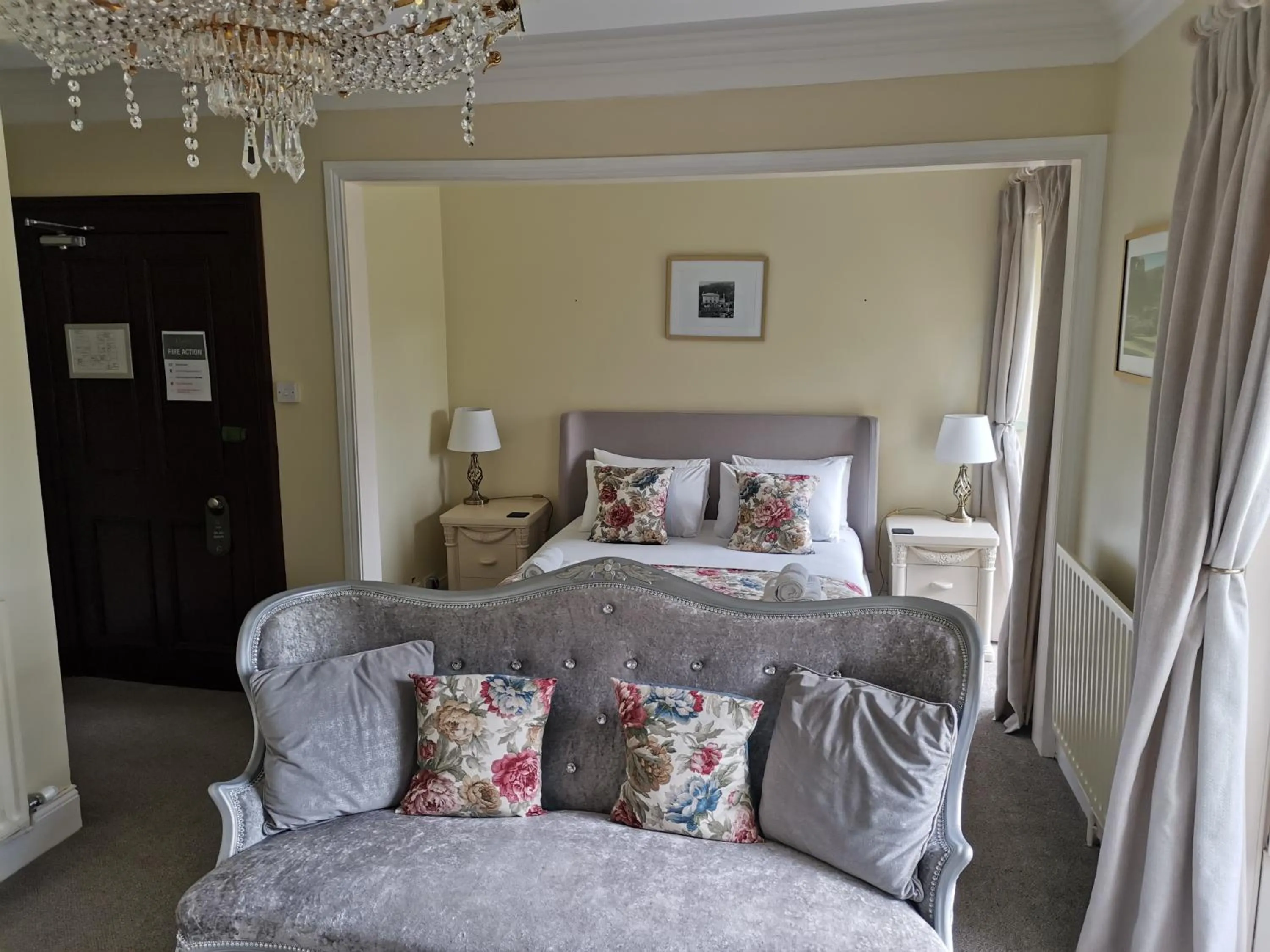 Bedroom in Lovelady Shield Country House Hotel
