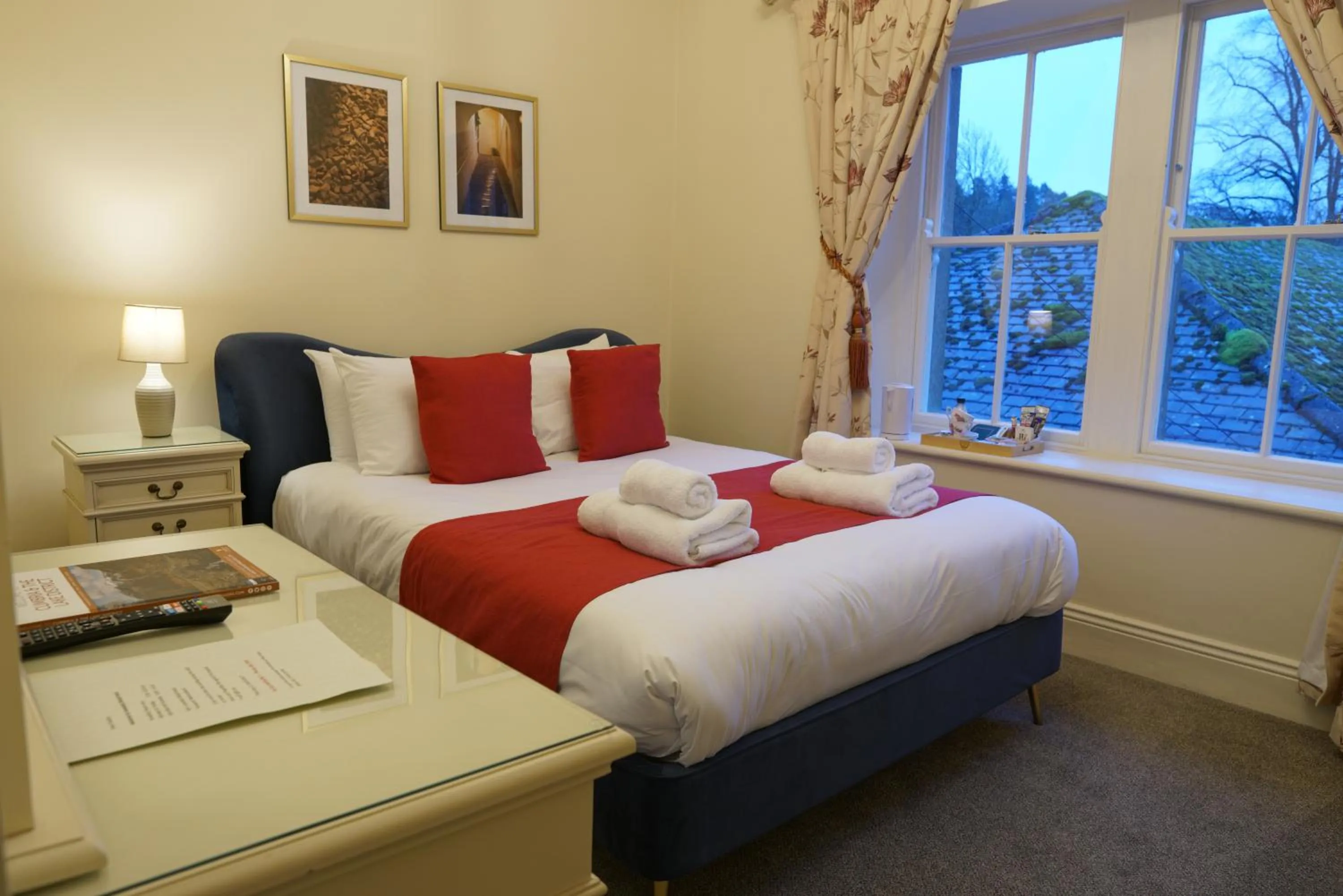 Bedroom in Lovelady Shield Country House Hotel