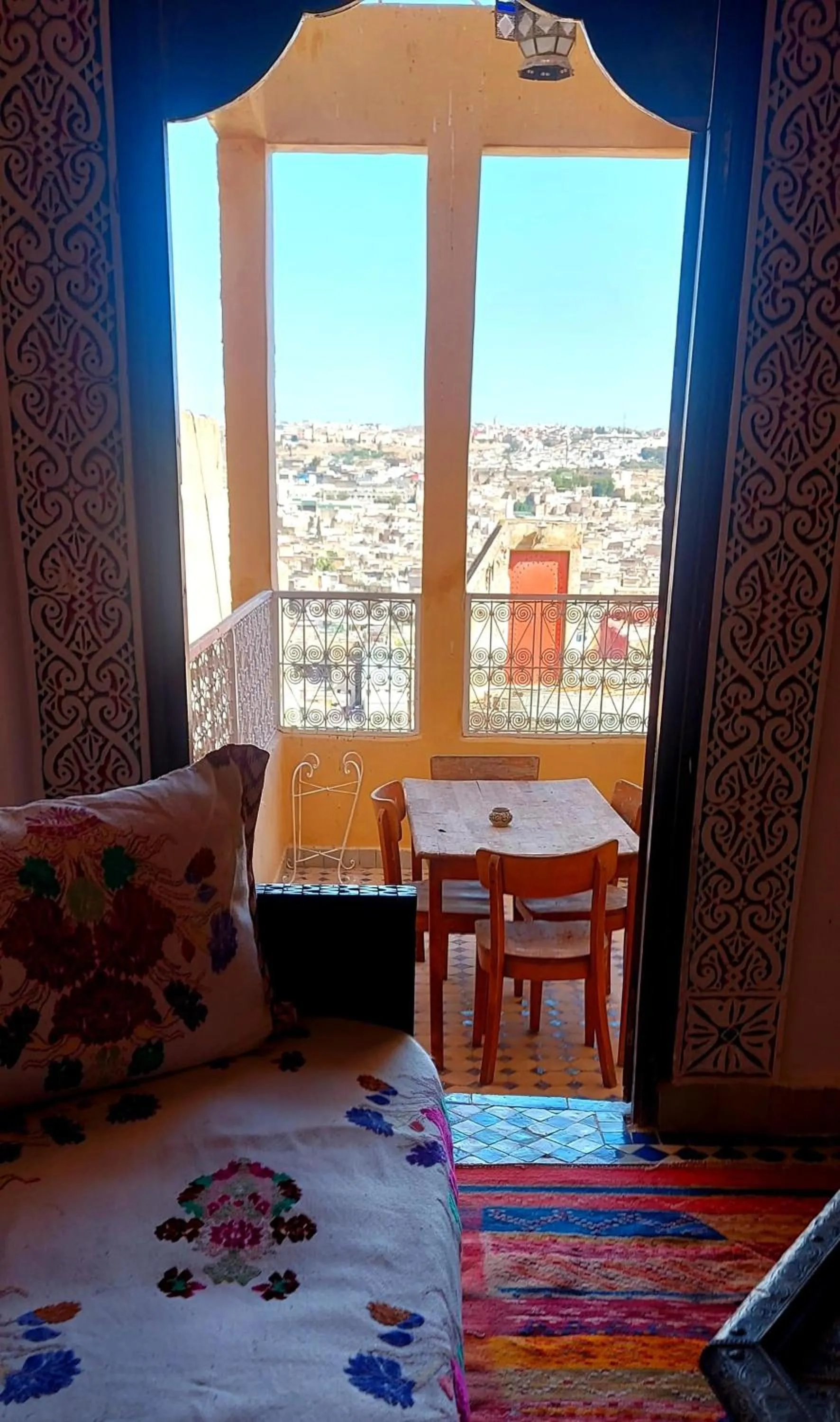Balcony/Terrace, Bed in Palais AL Firdaous