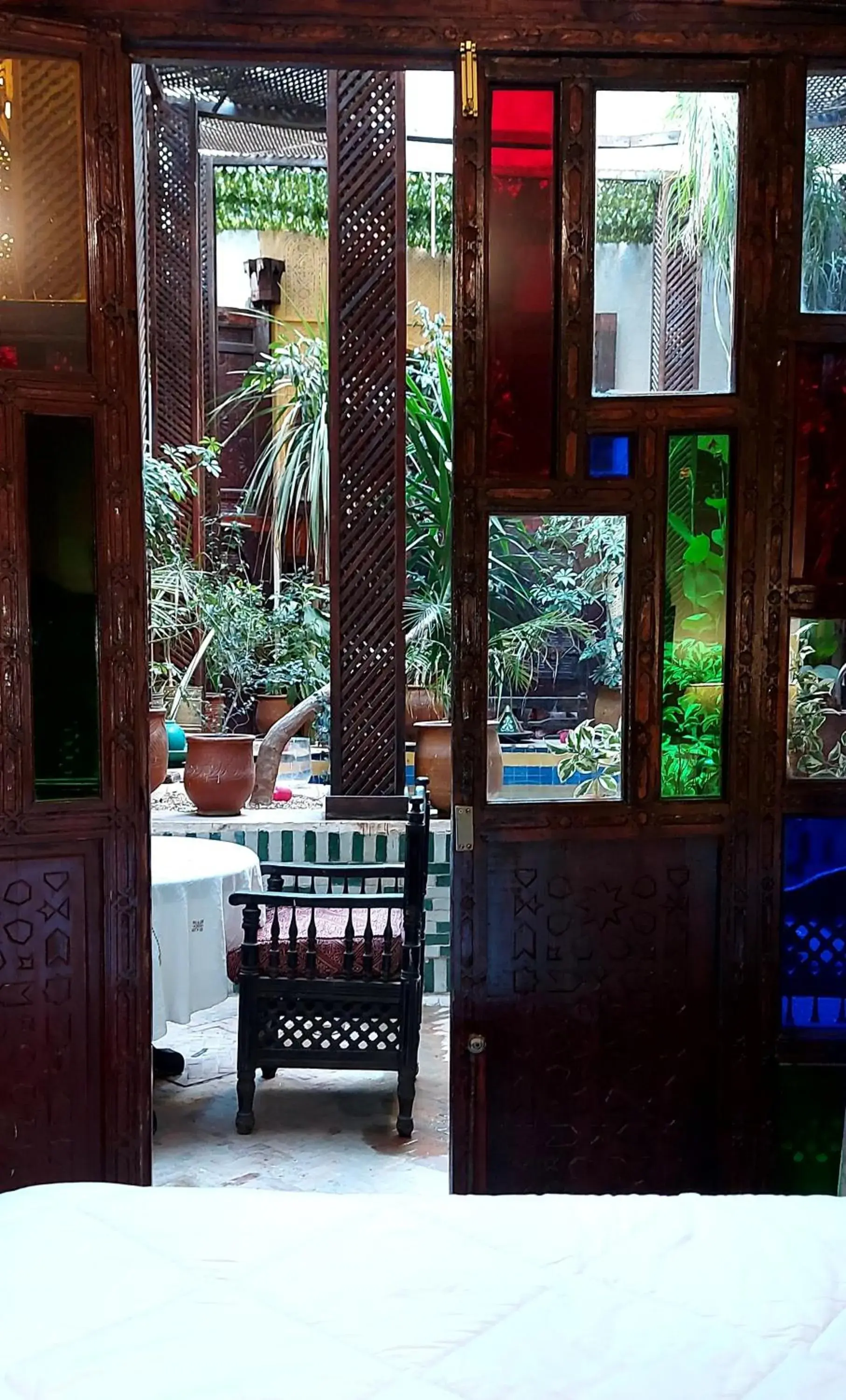 Garden view in Palais AL Firdaous Garden view in Palais AL Firdaous