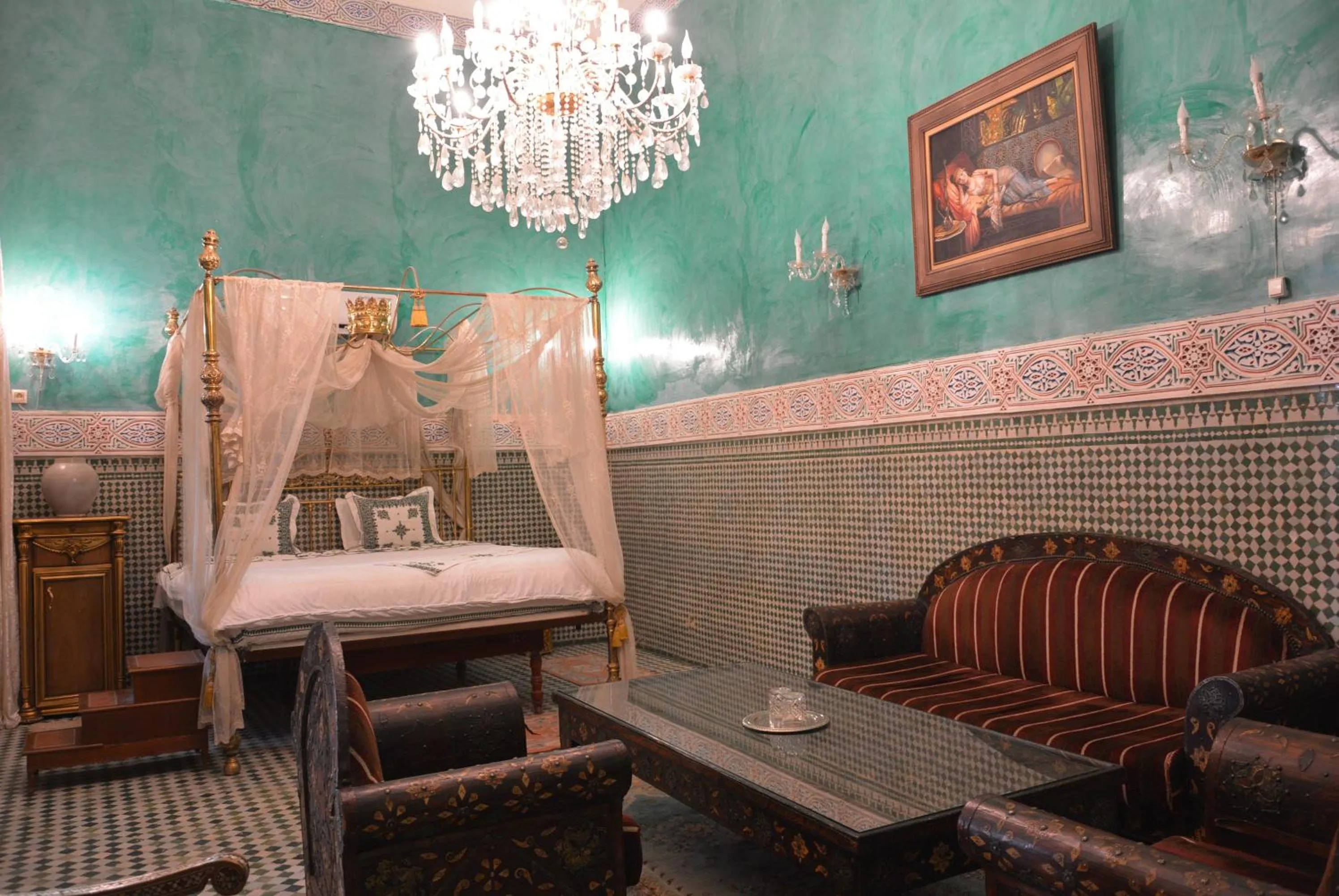 Bed in Palais AL Firdaous