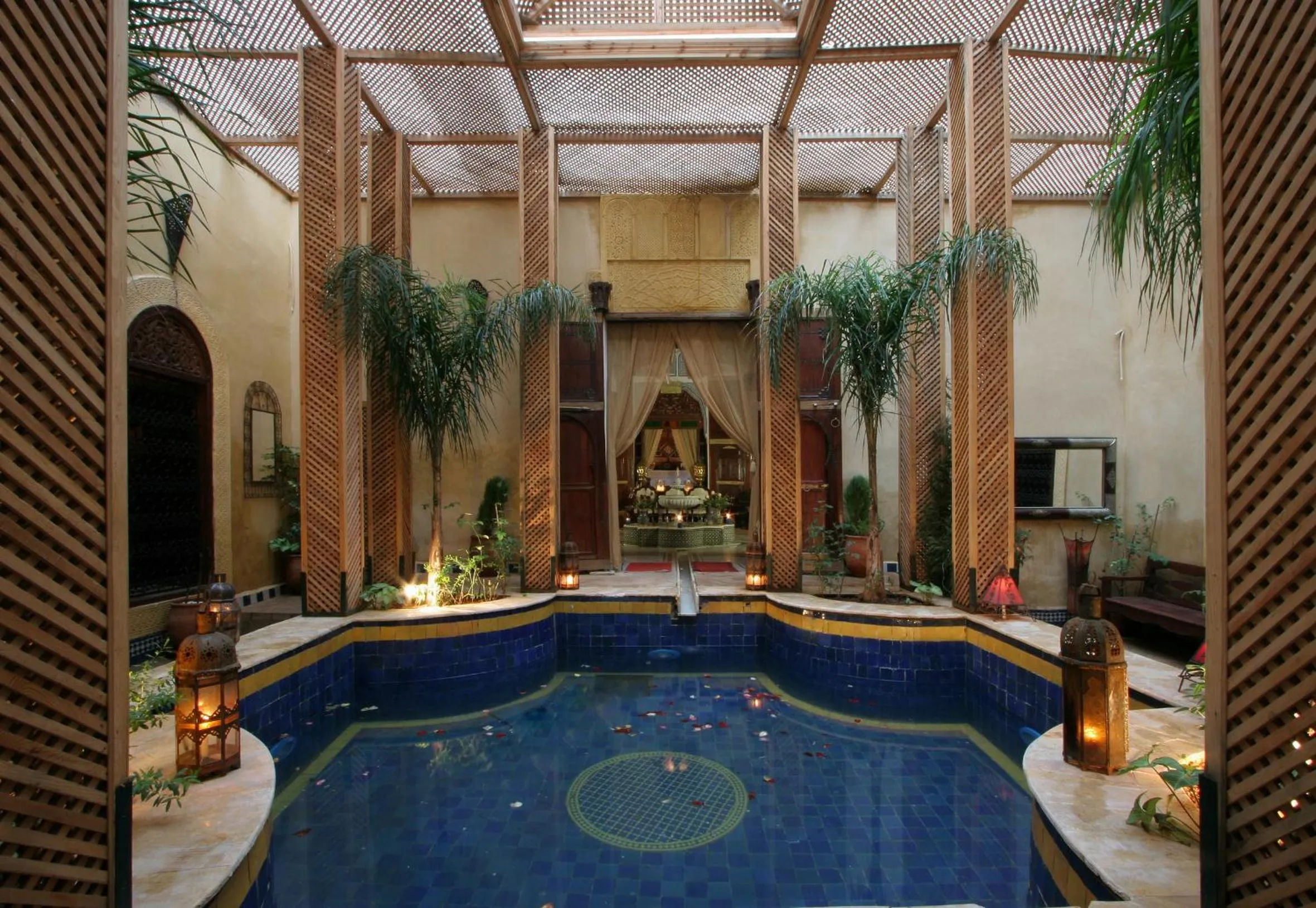 Pool view in Palais AL Firdaous