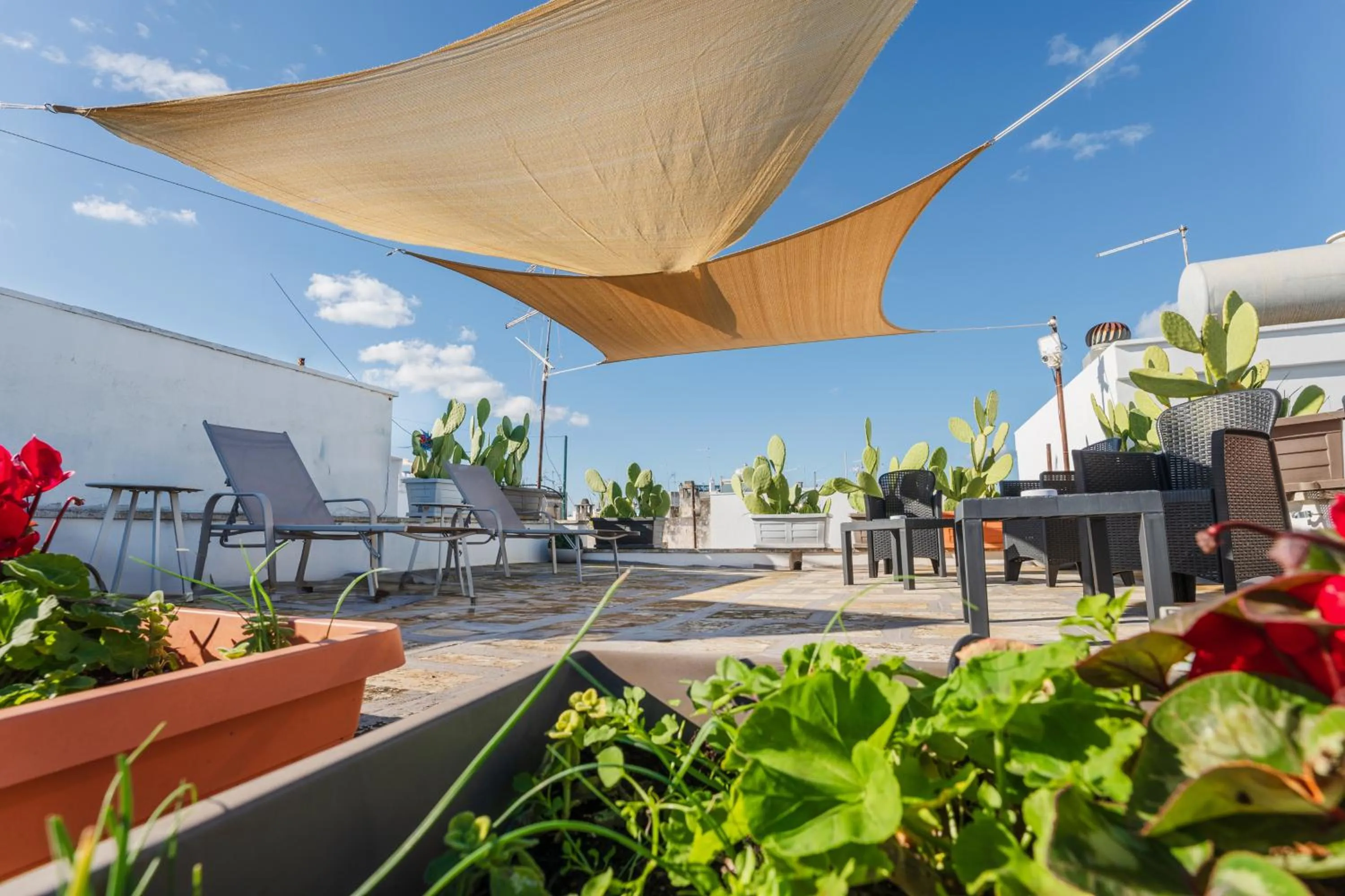 sunbed in BED&BREAD Piazza 'Nzegna