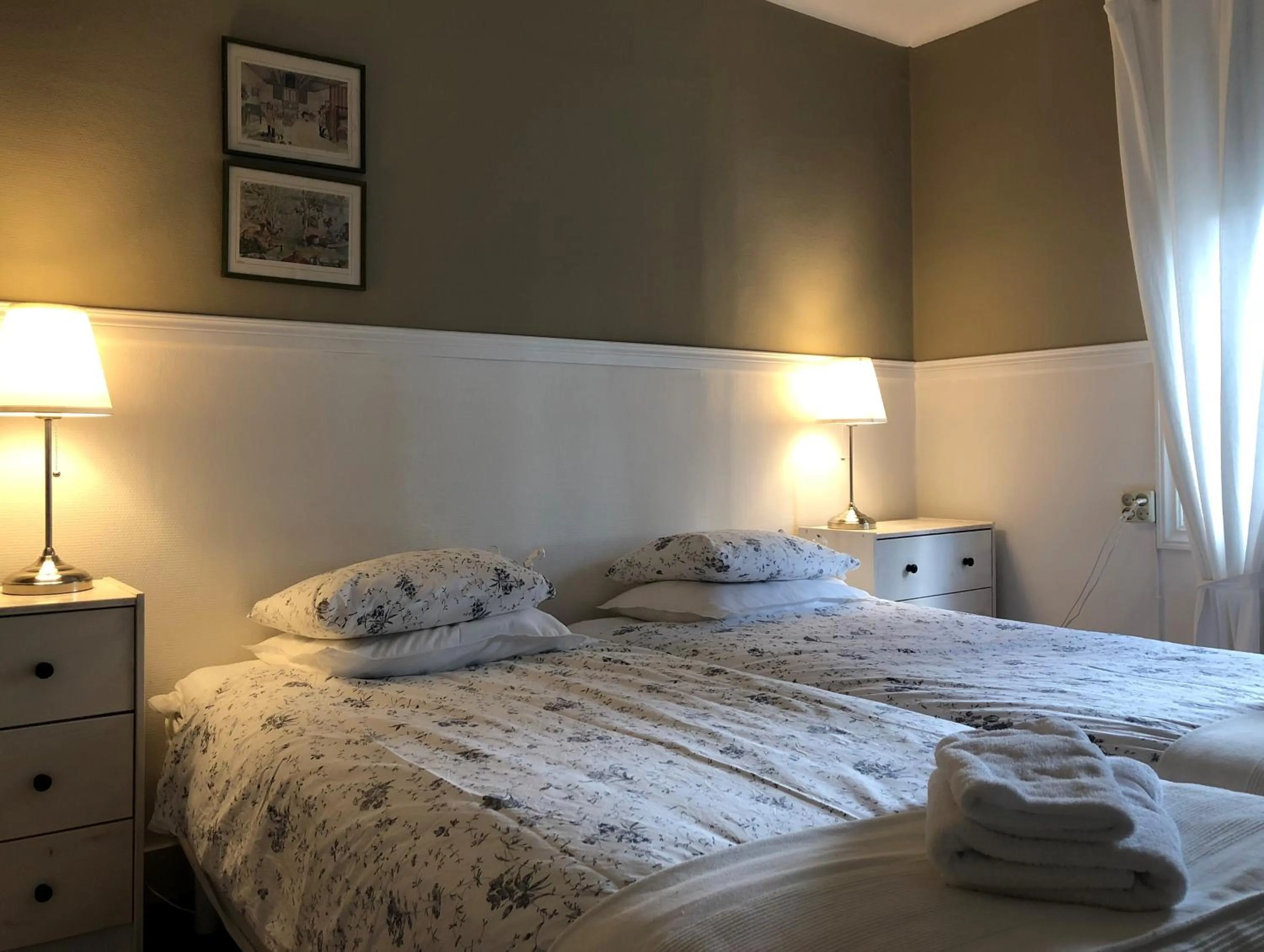 Bed in Hotel PerOlofGården