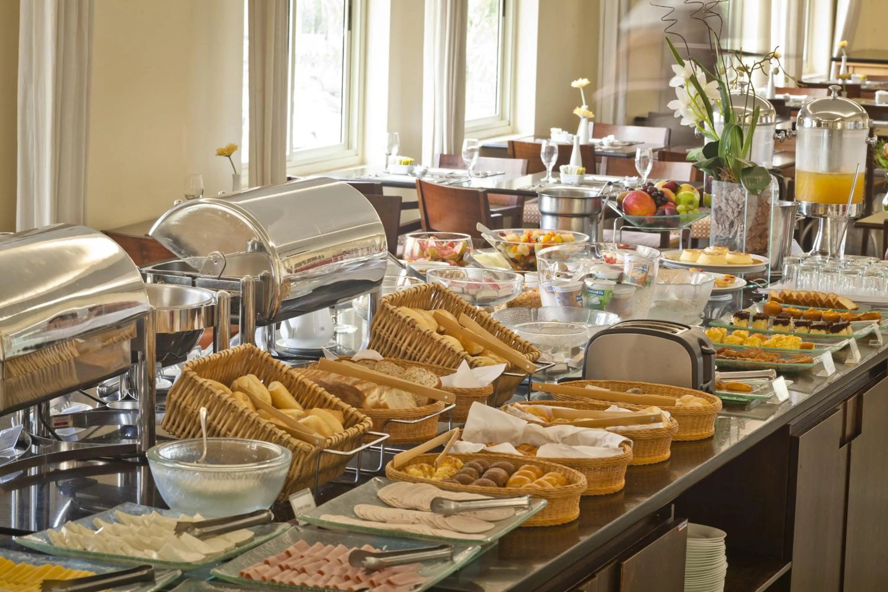 Buffet breakfast in Bourbon Residence Barra da Tijuca - Rio de Janeiro