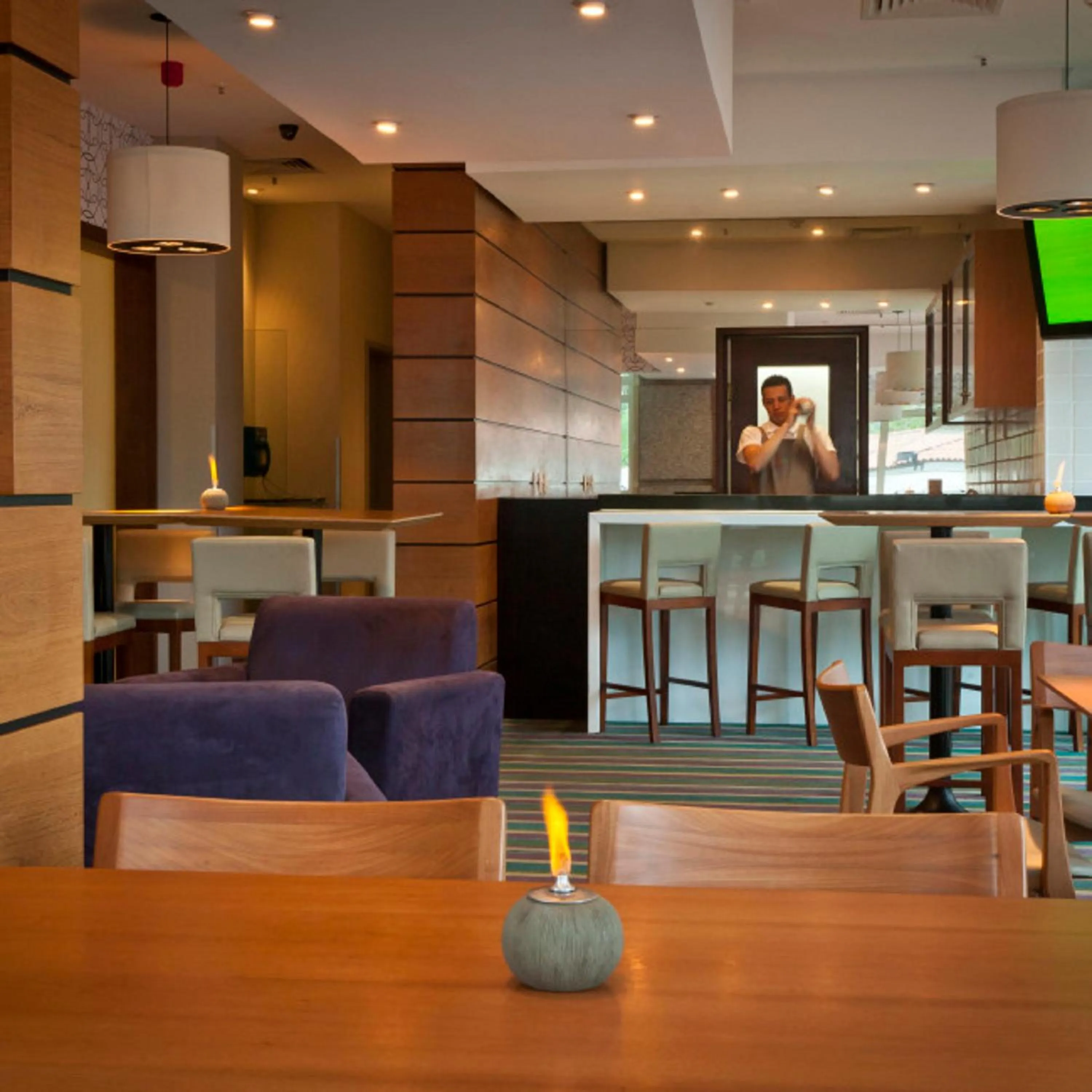 Lounge or bar in Bourbon Residence Barra da Tijuca - Rio de Janeiro