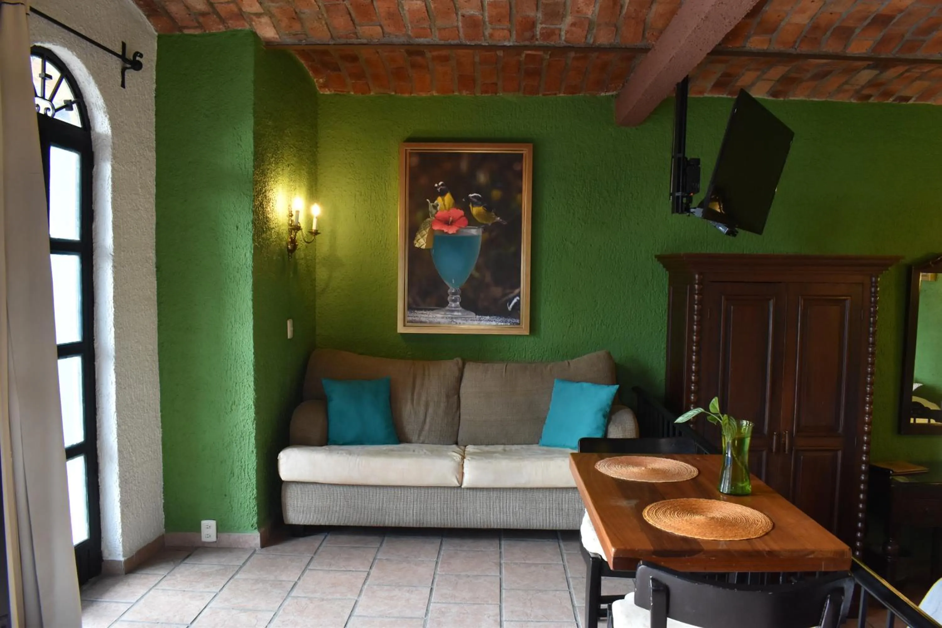 Living room in La Villa del Ensueno Boutique Hotel