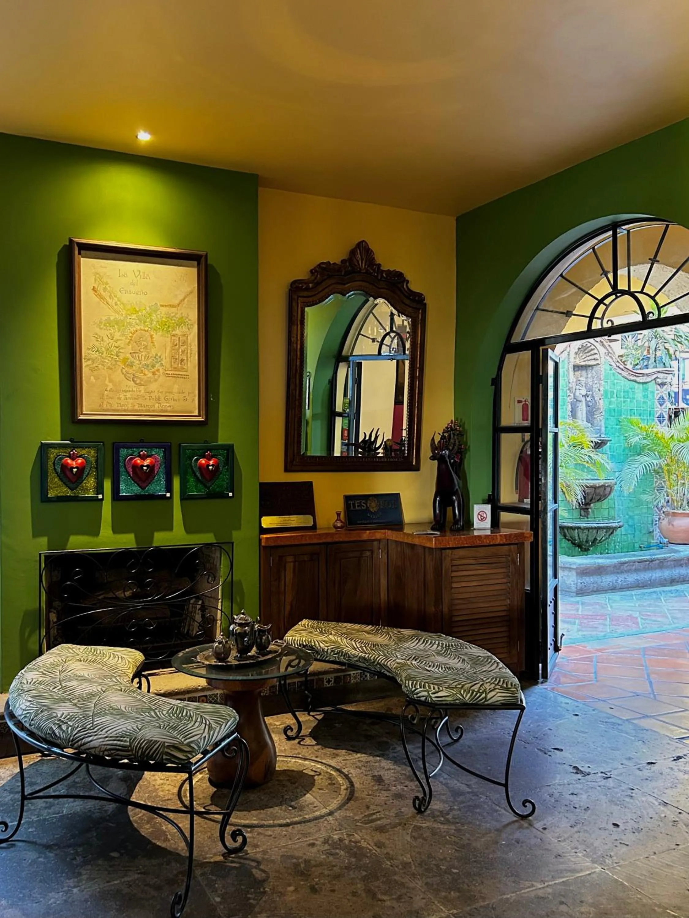 Lobby or reception in La Villa del Ensueno Boutique Hotel