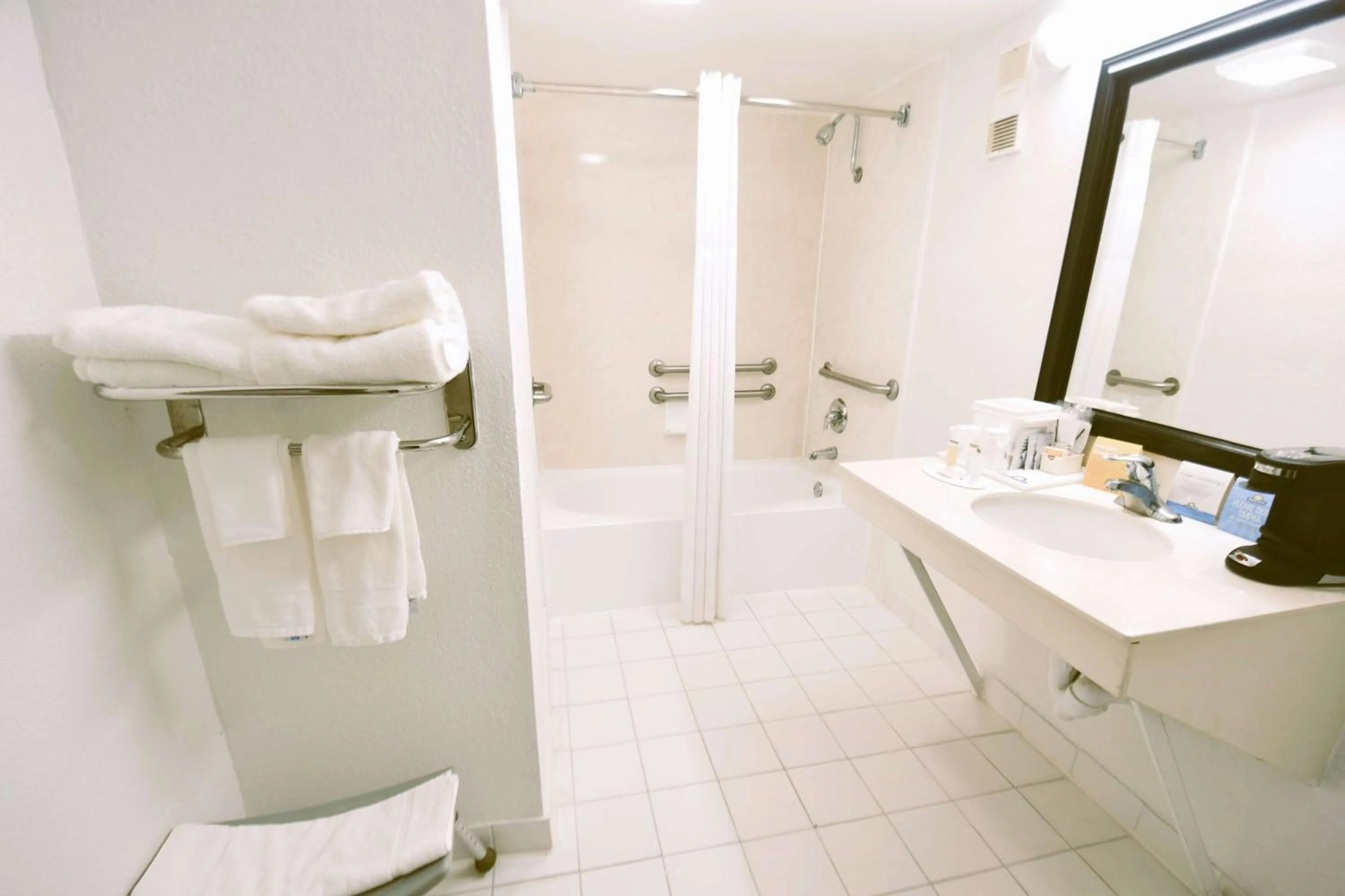 Bathroom in Days Inn by Wyndham Stuart