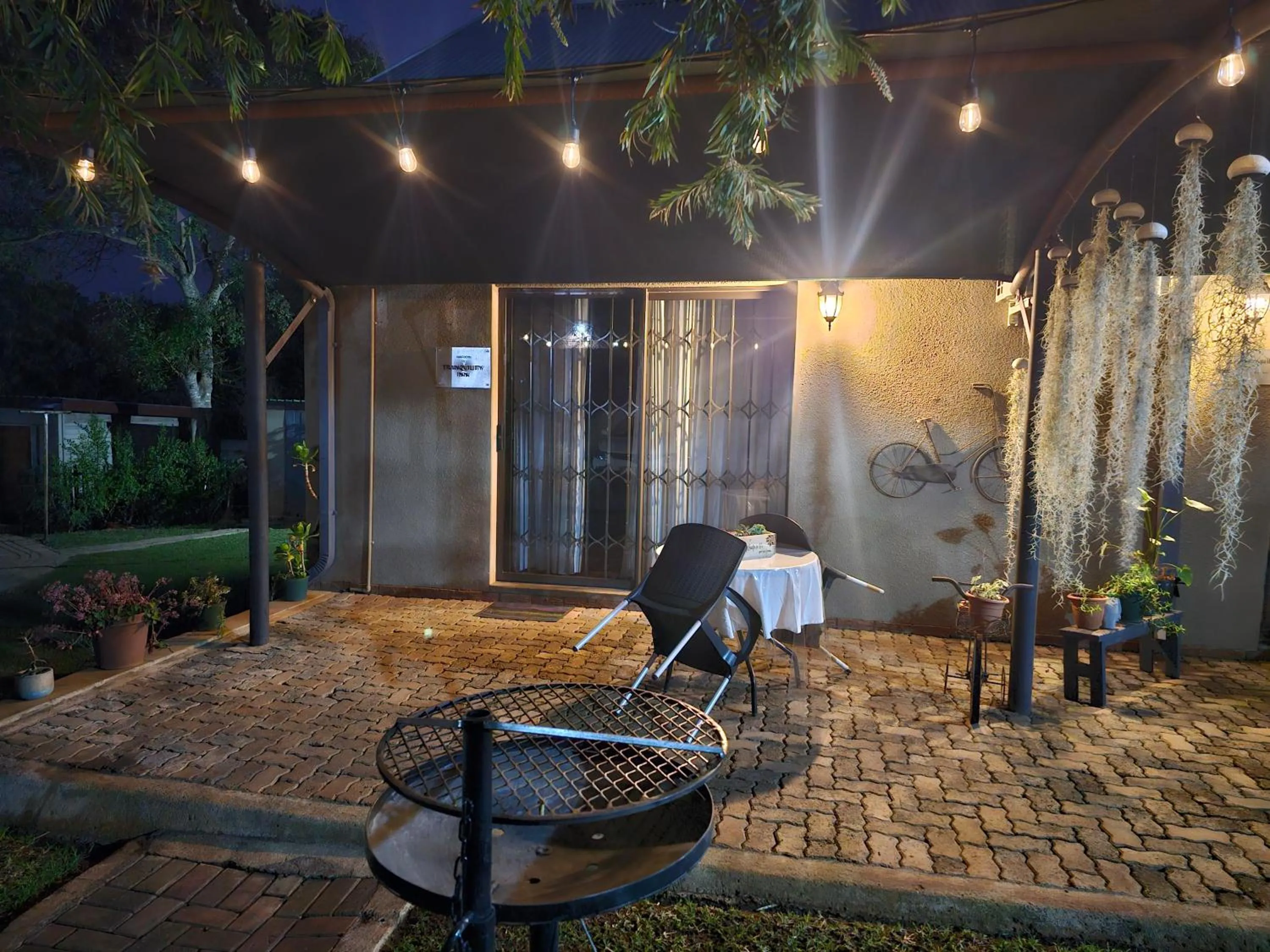 Patio in Apricity Inn