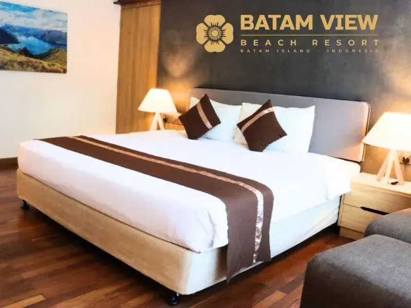 Bed in Batam View Beach Resort Bed in Batam View Beach Resort