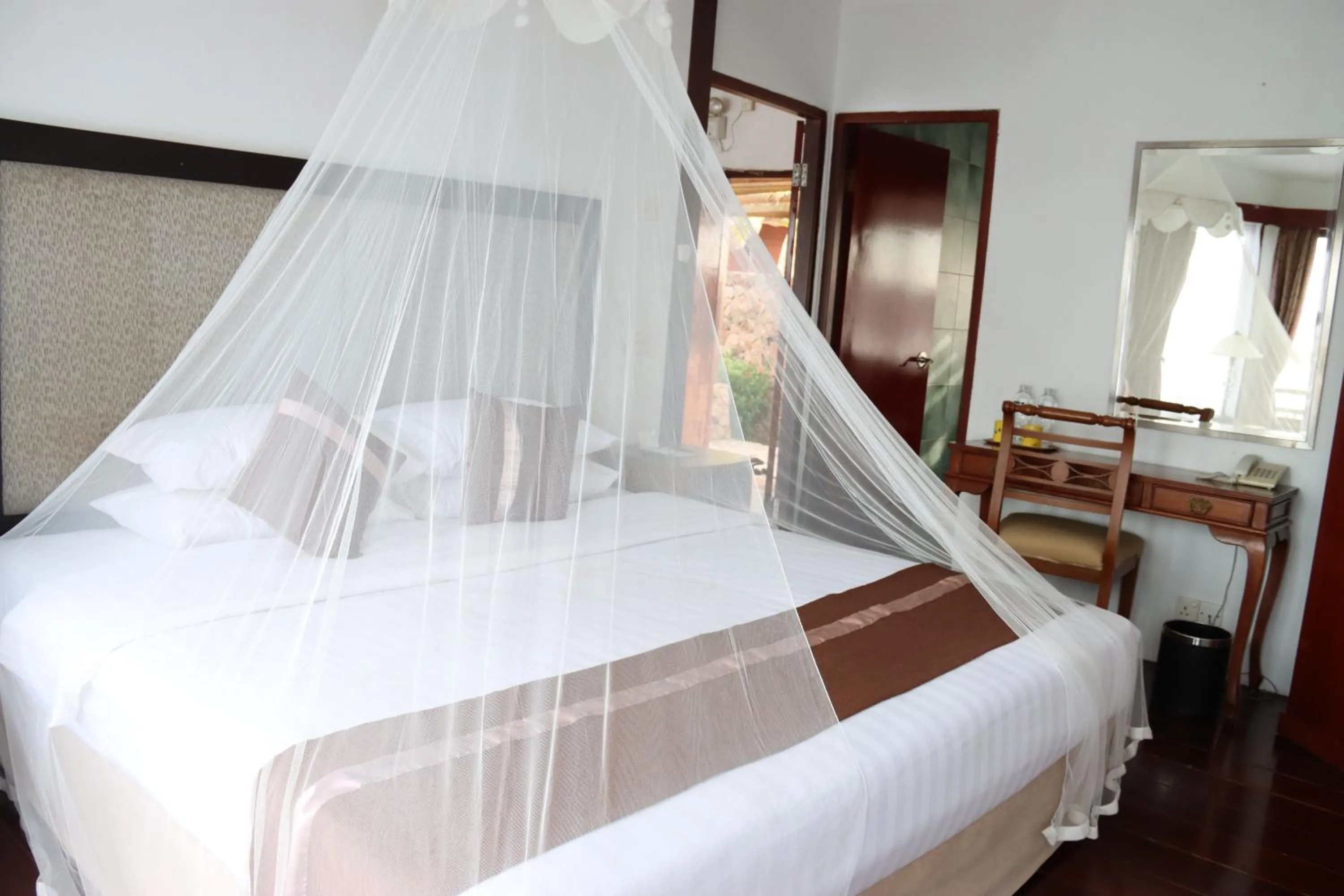 Bed in Batam View Beach Resort