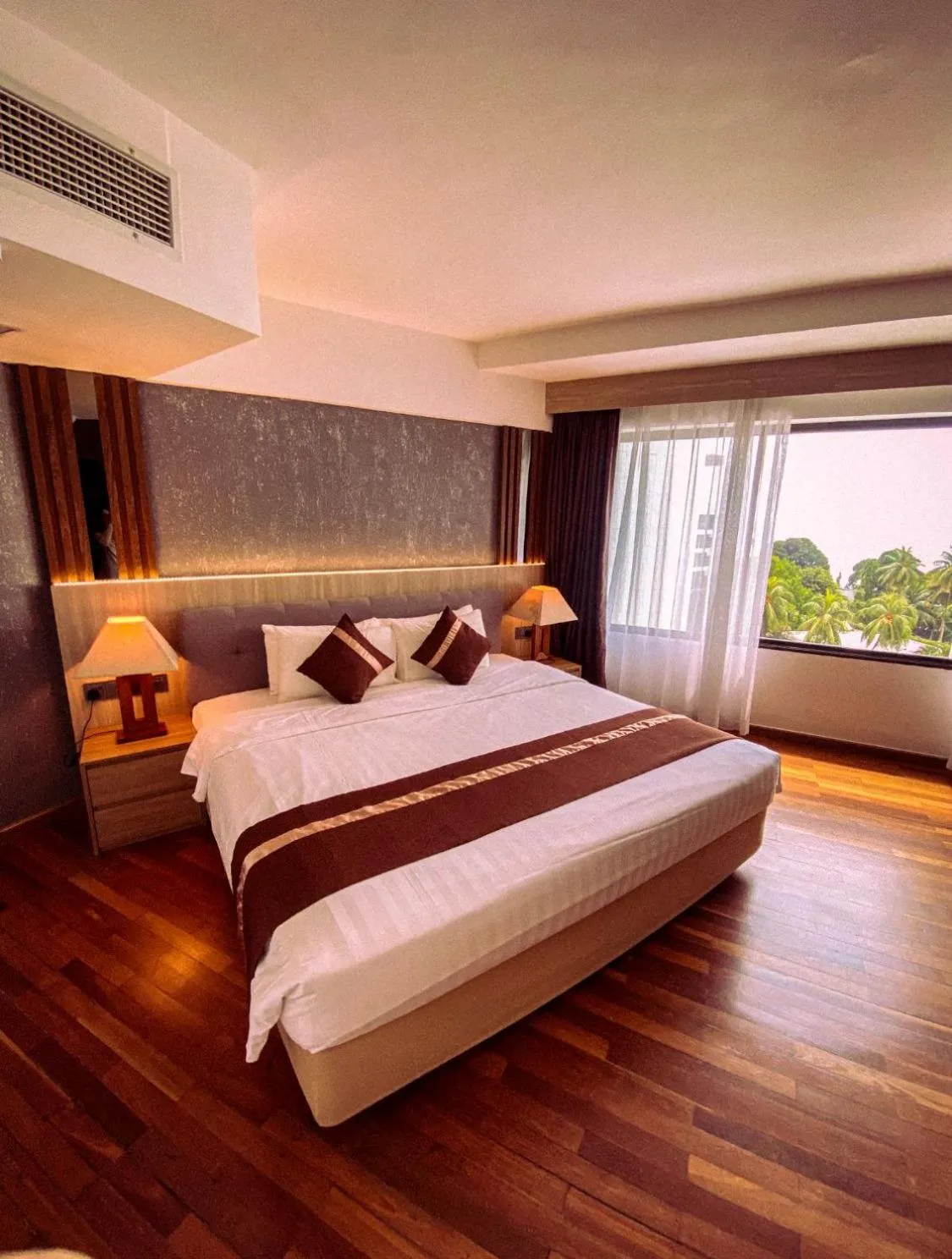 Bed in Batam View Beach Resort