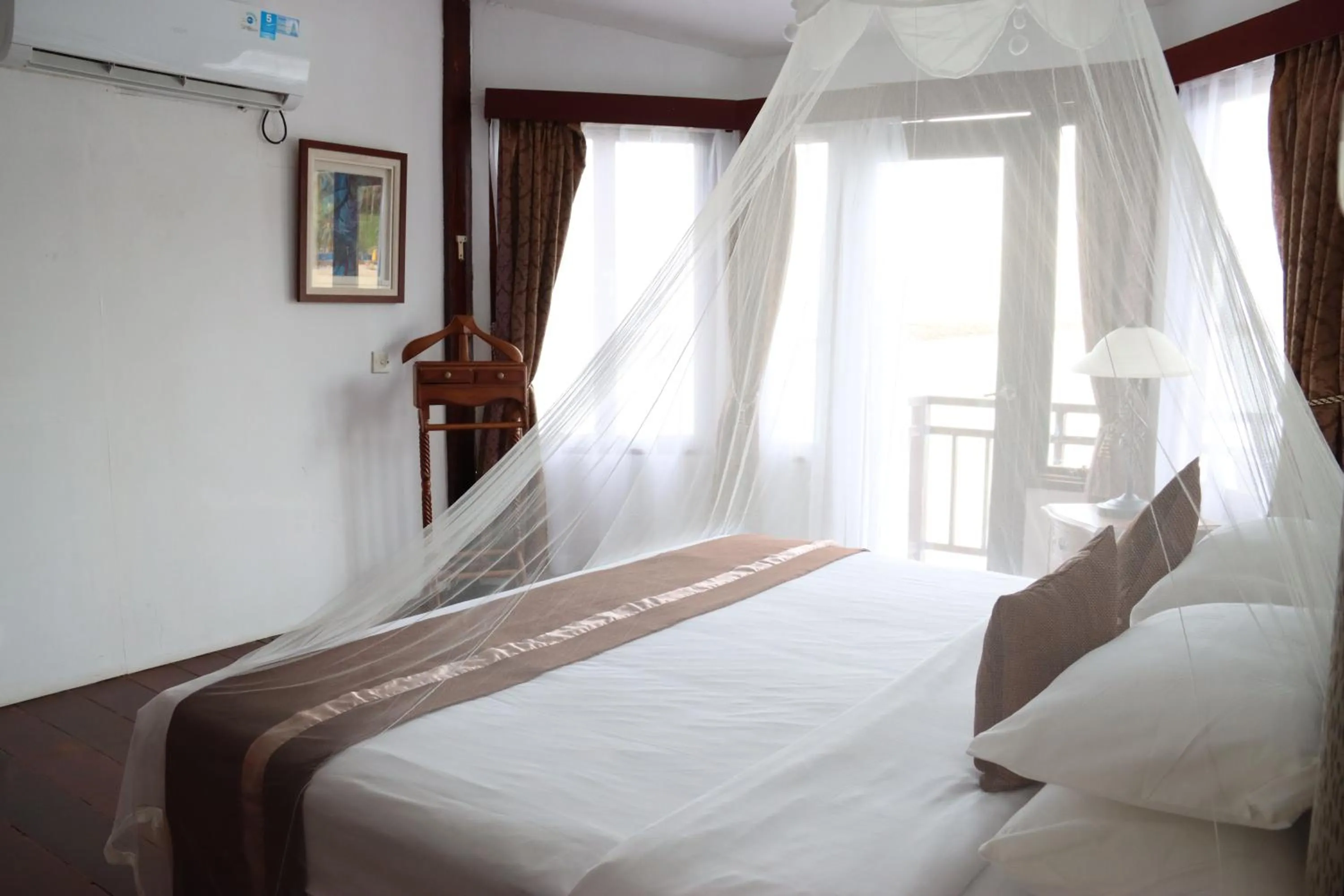 Bed in Batam View Beach Resort