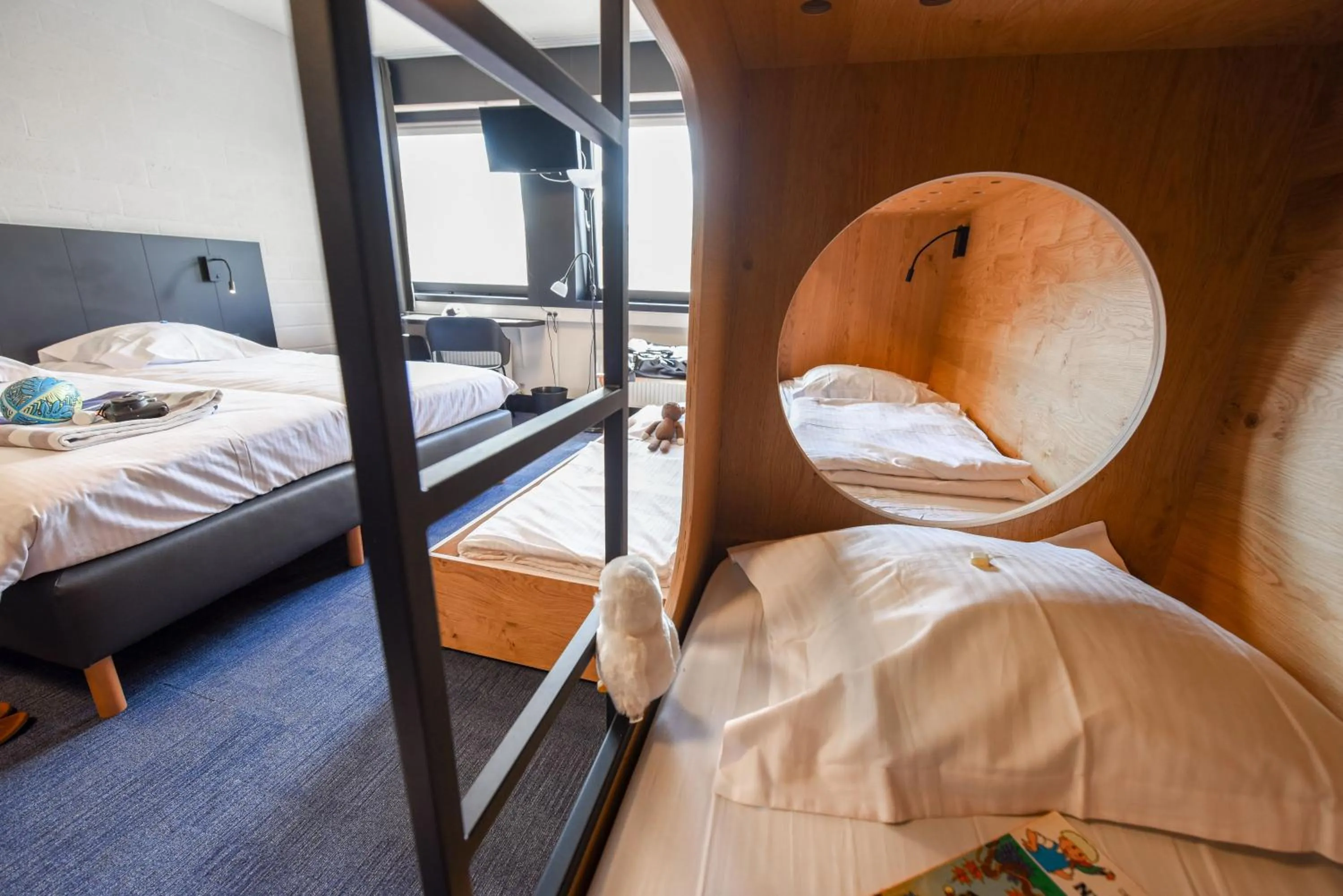 Bed in Vakantiedomein Hoge Duin