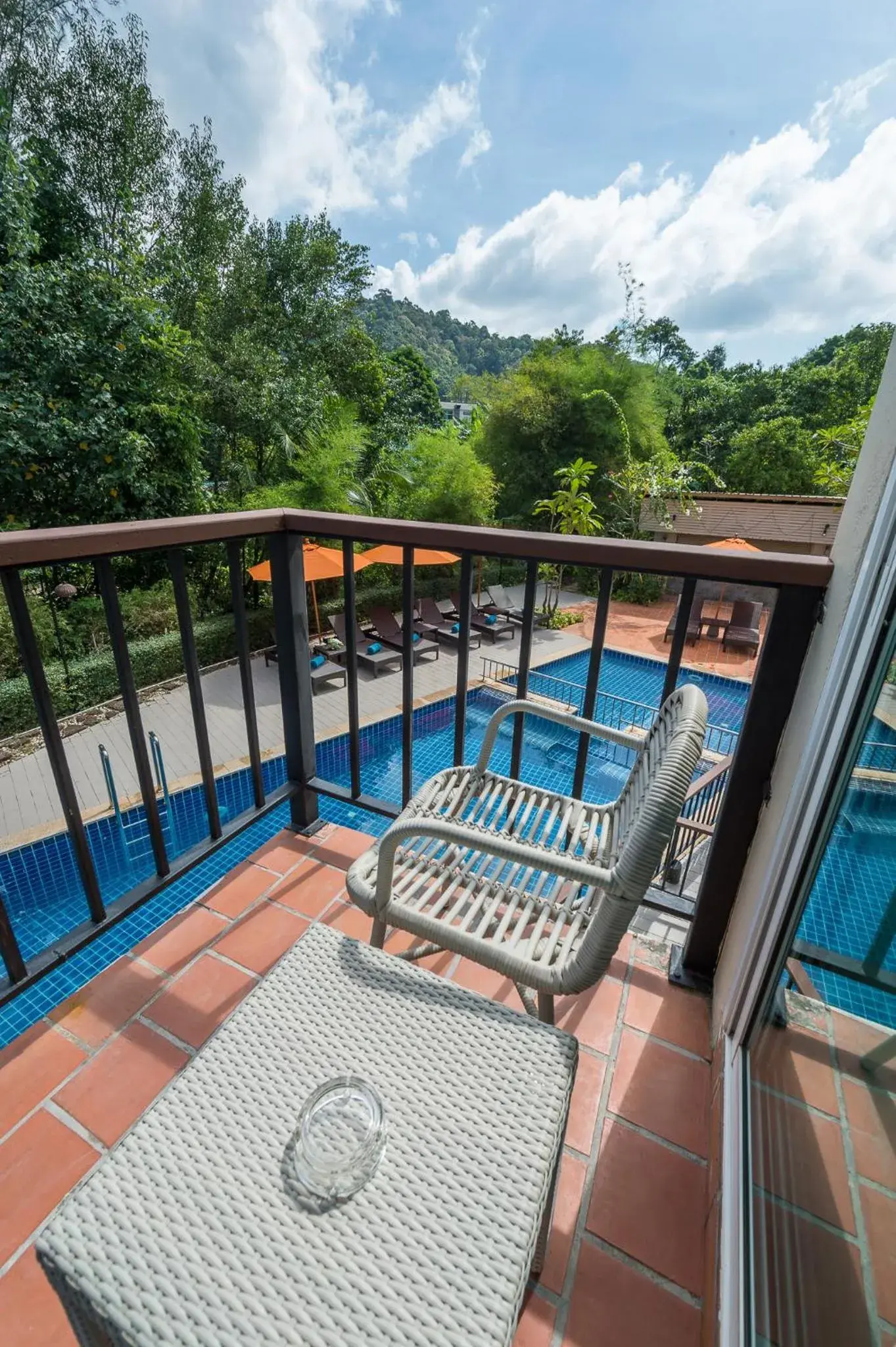 Pool view in Aonang All Seasons Beach Resort Pool view in Aonang All Seasons Beach Resort