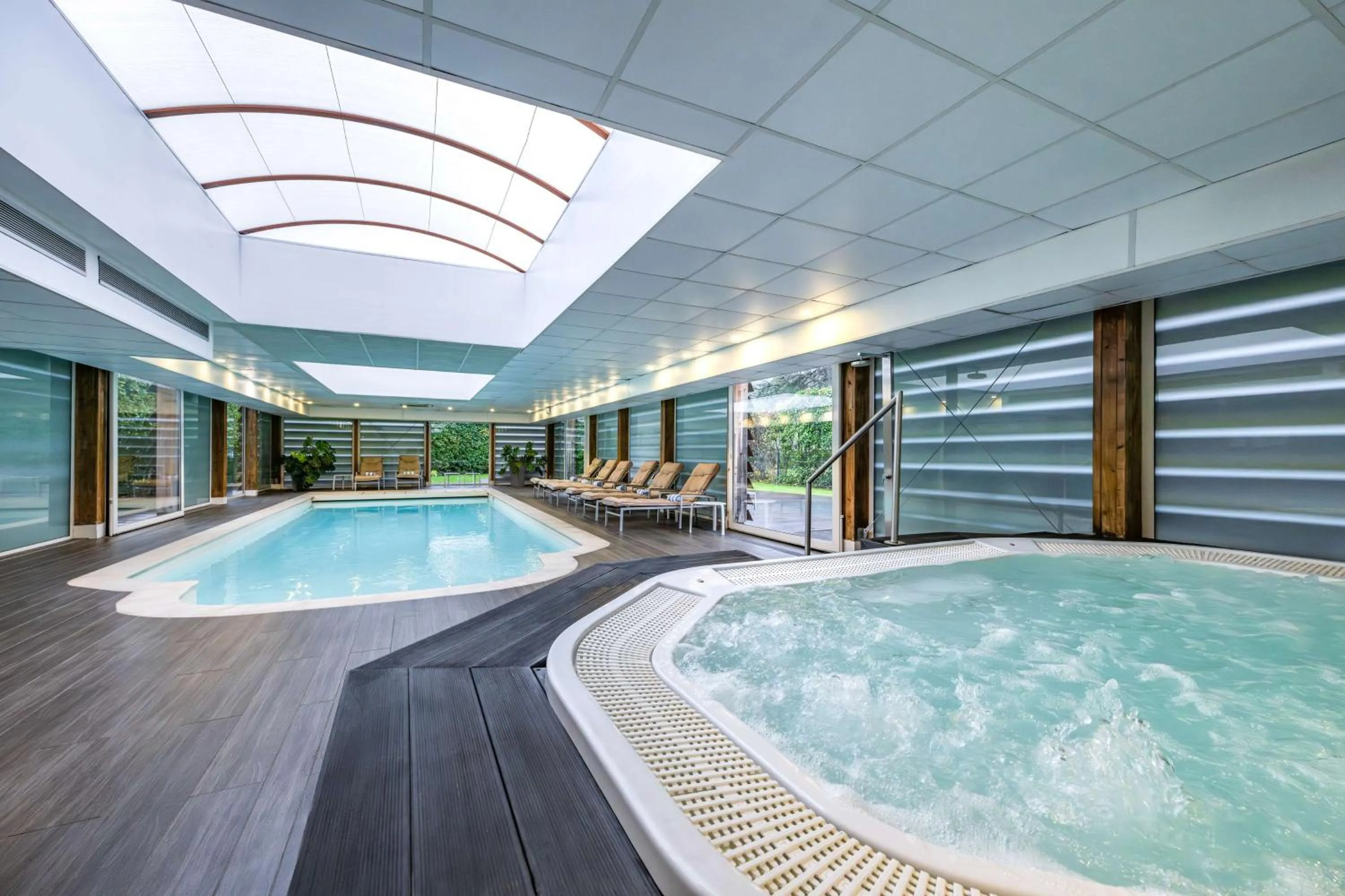 Pool view in Le Relais de La Malmaison, a member of Radisson Individuals