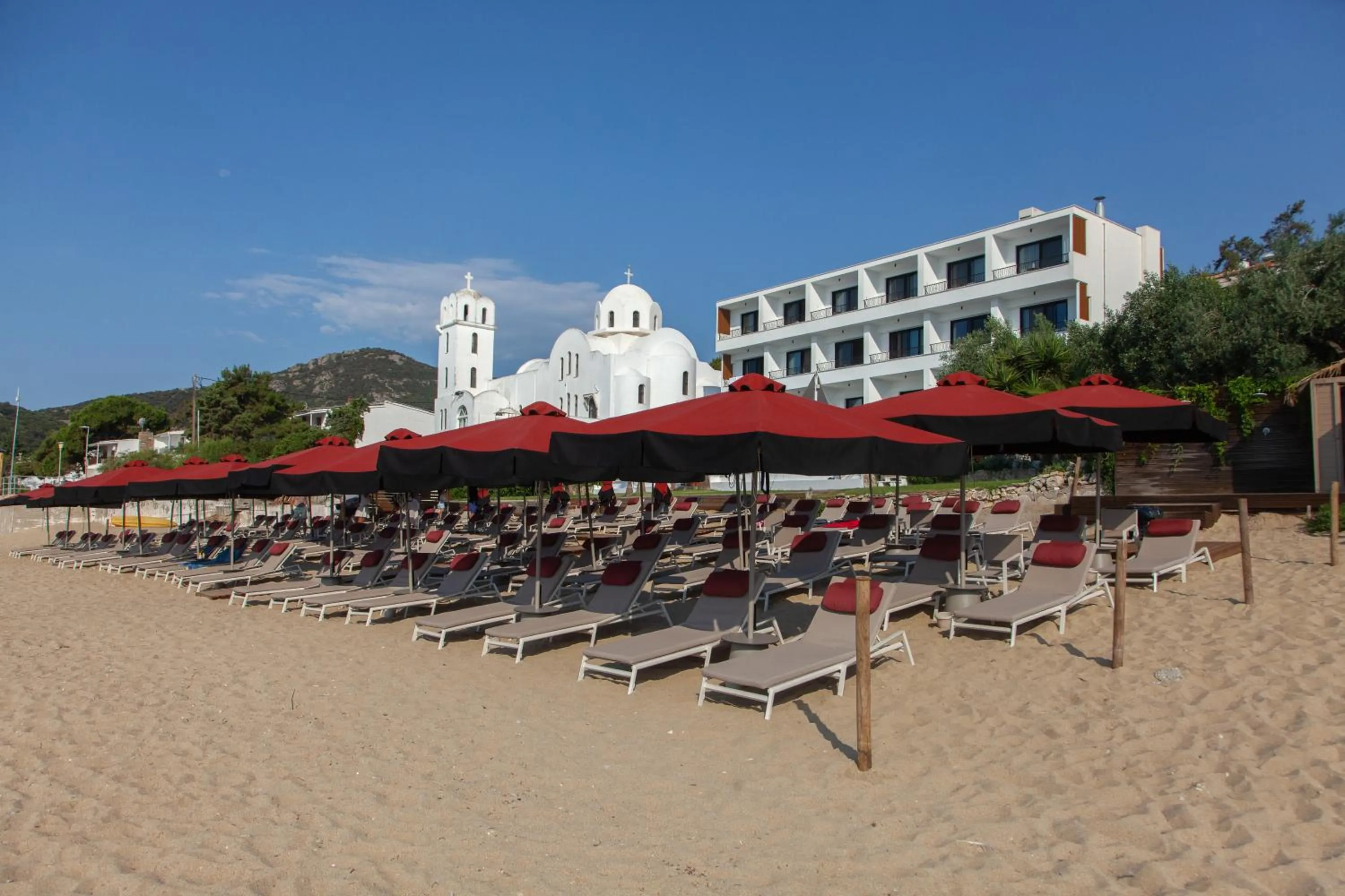 Beach in Akti Hotel Kavala