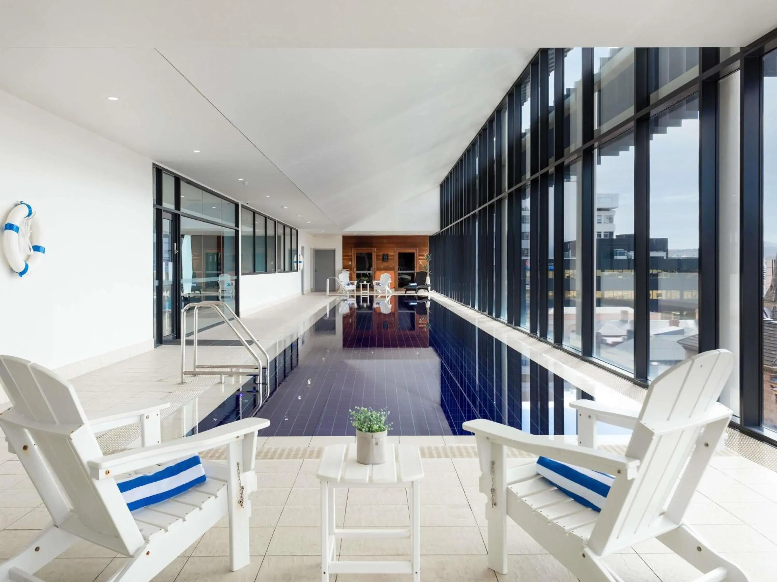 Pool view in Ibis Styles Hobart Pool view in Ibis Styles Hobart