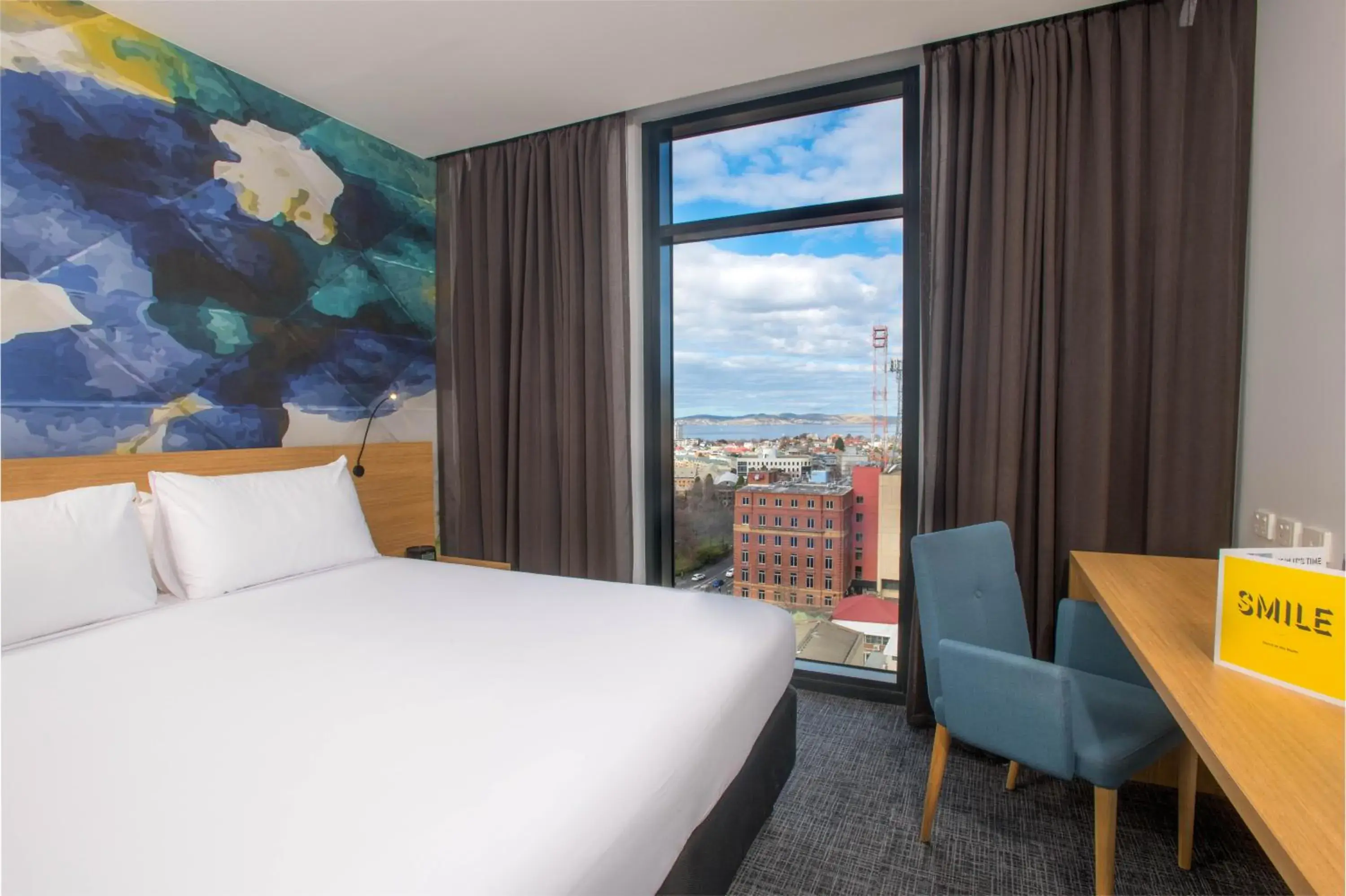 City view, Bed in Ibis Styles Hobart City view, Bed in Ibis Styles Hobart