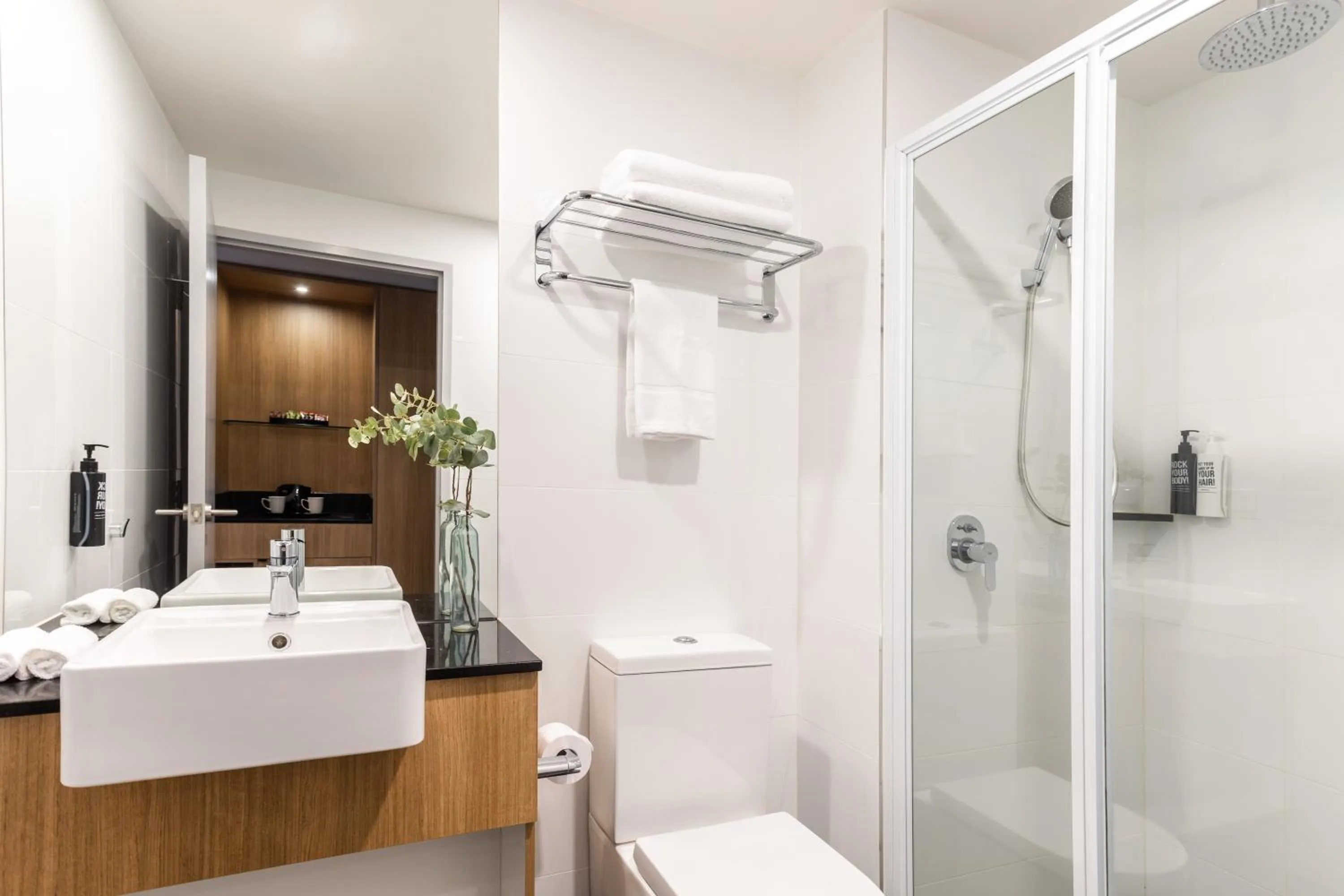 Shower in Ibis Styles Hobart