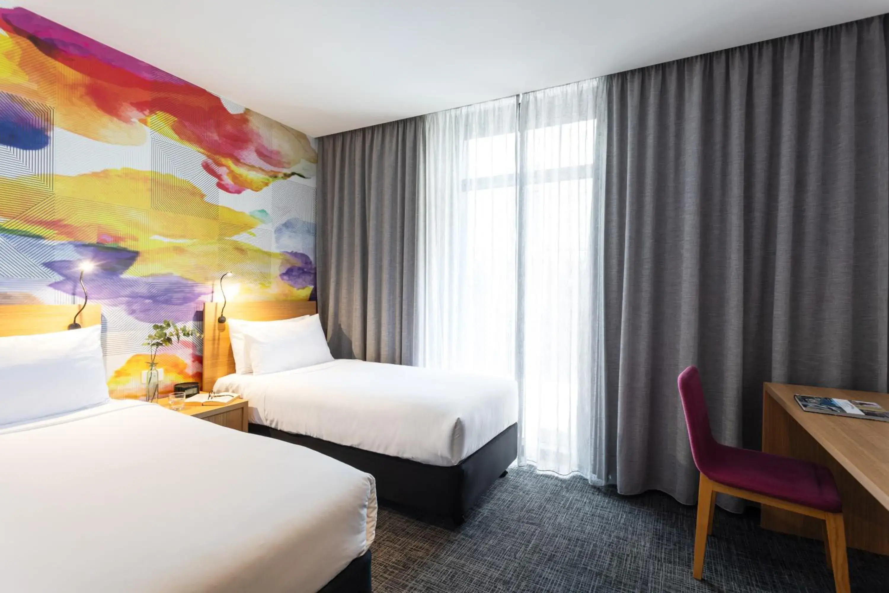 Standard Twin Room in Ibis Styles Hobart Standard Twin Room in Ibis Styles Hobart