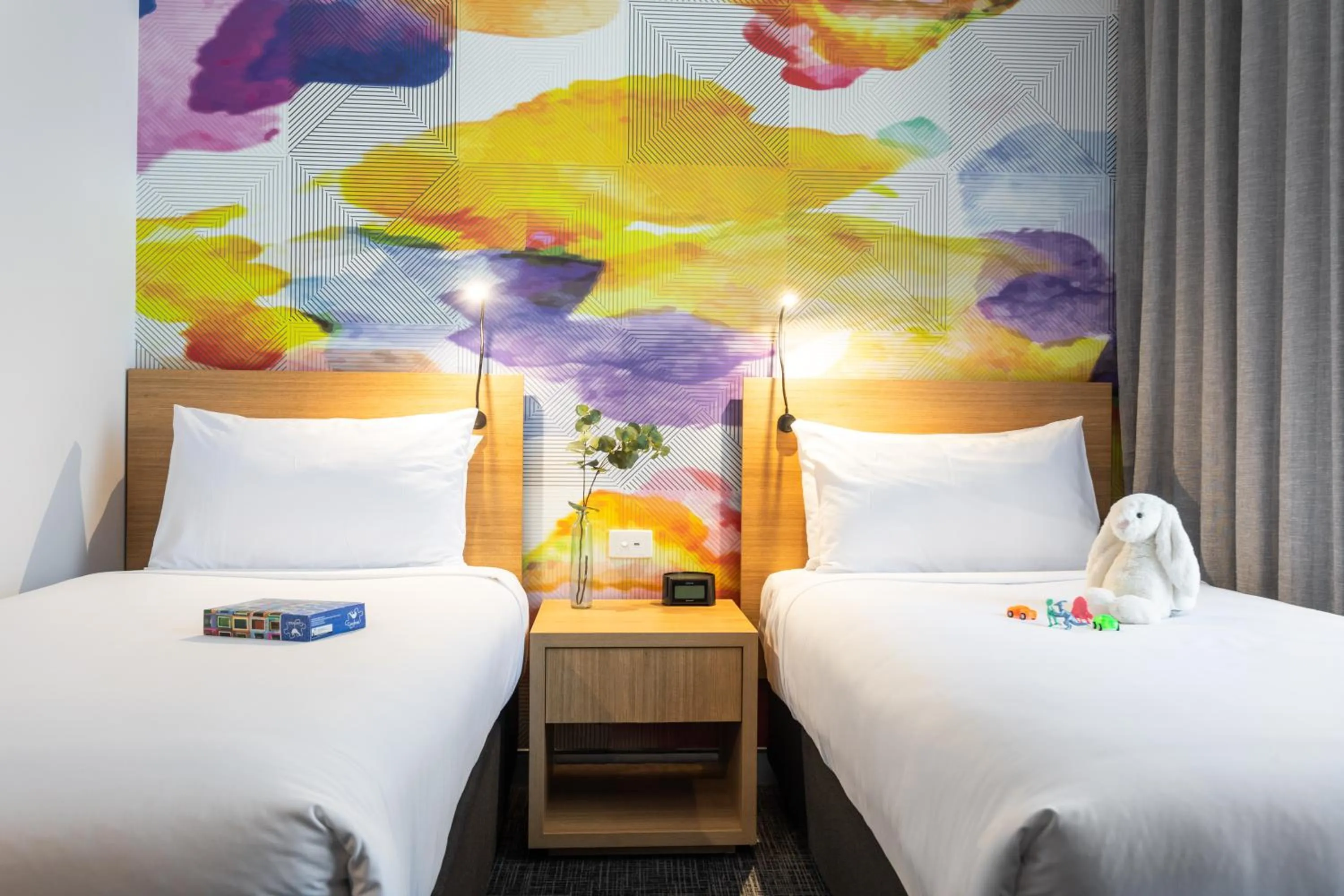 Bed in Ibis Styles Hobart