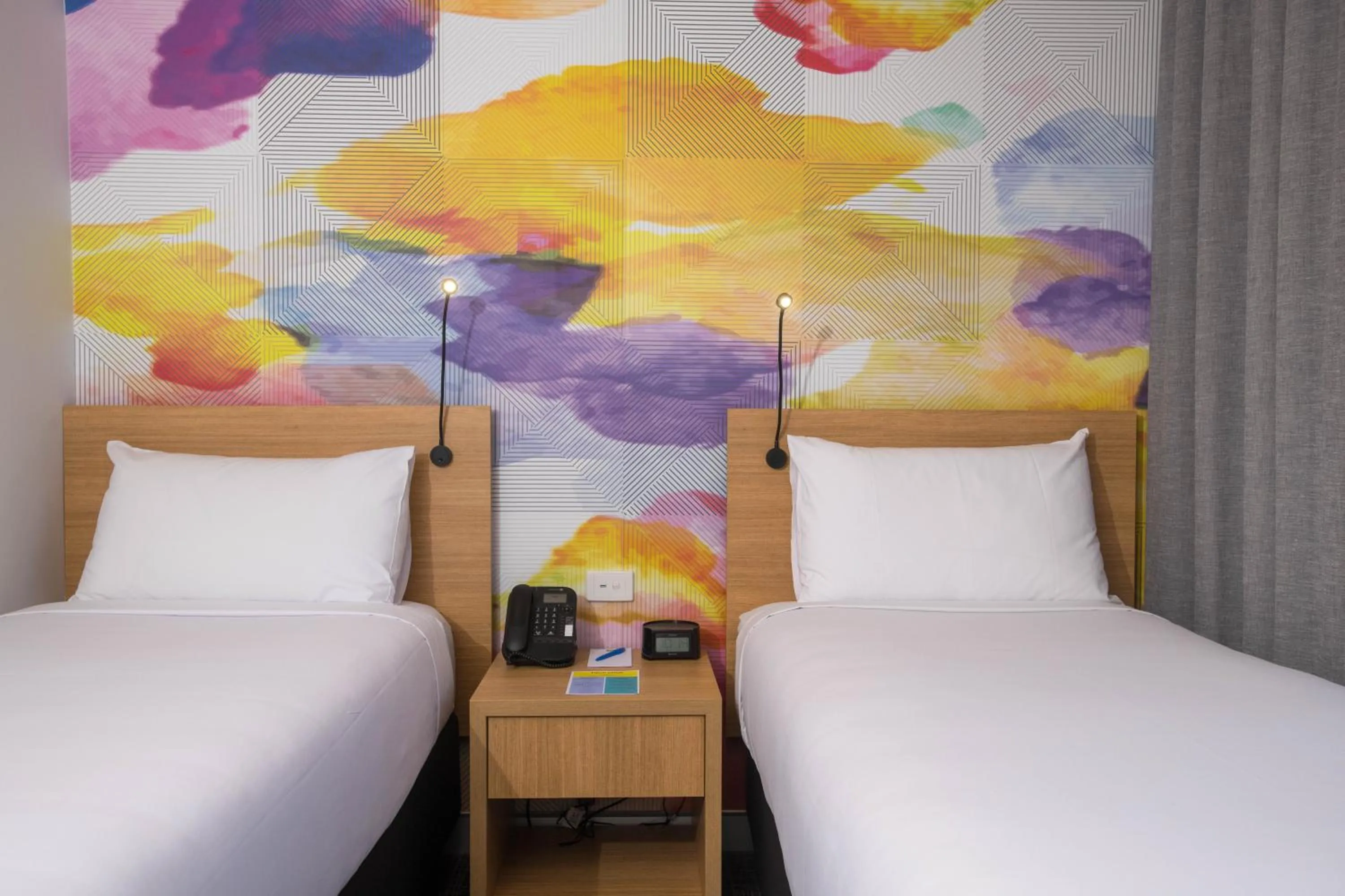 Bed in Ibis Styles Hobart