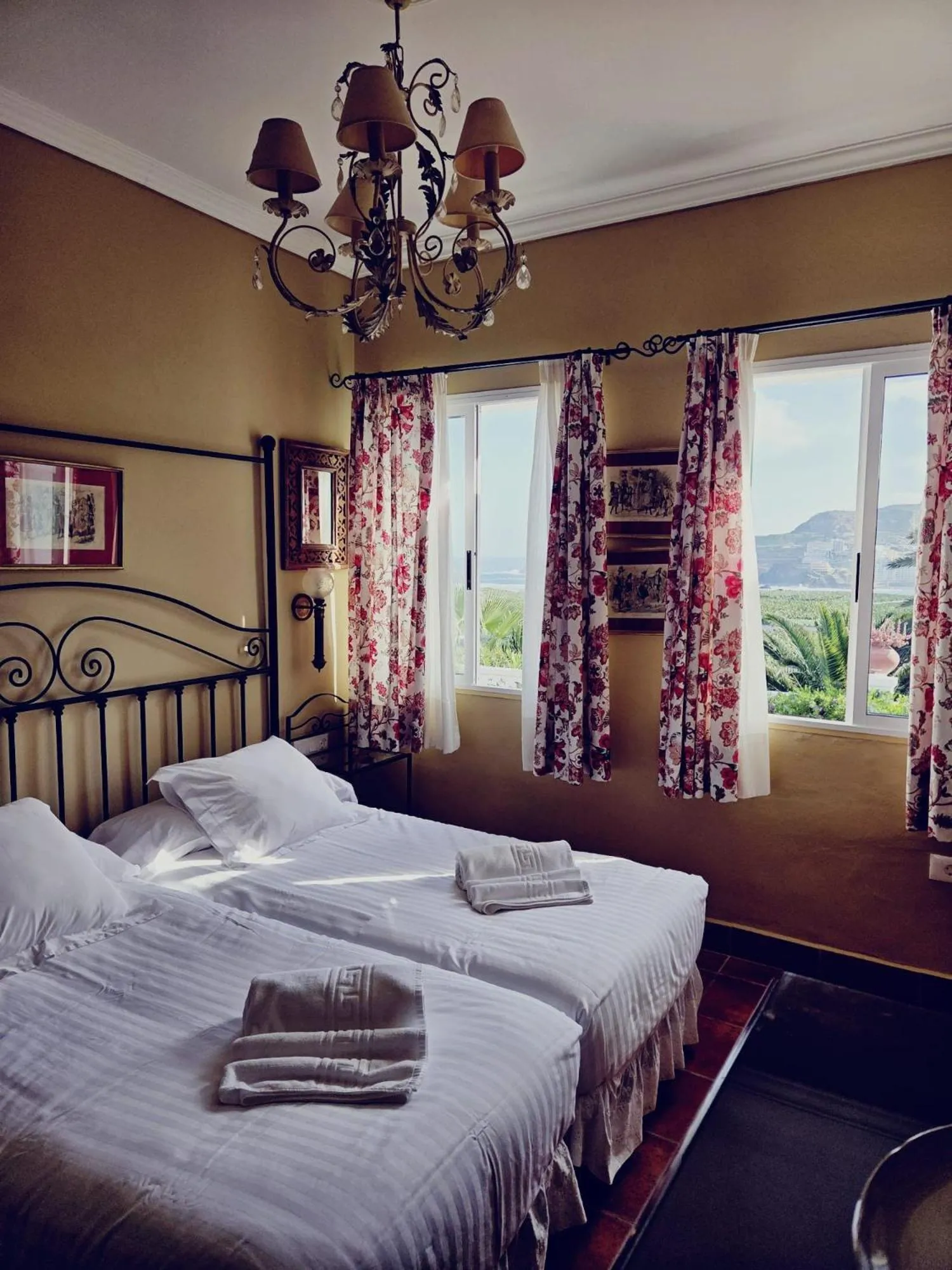 Bed in Casa Rural Malpais Trece