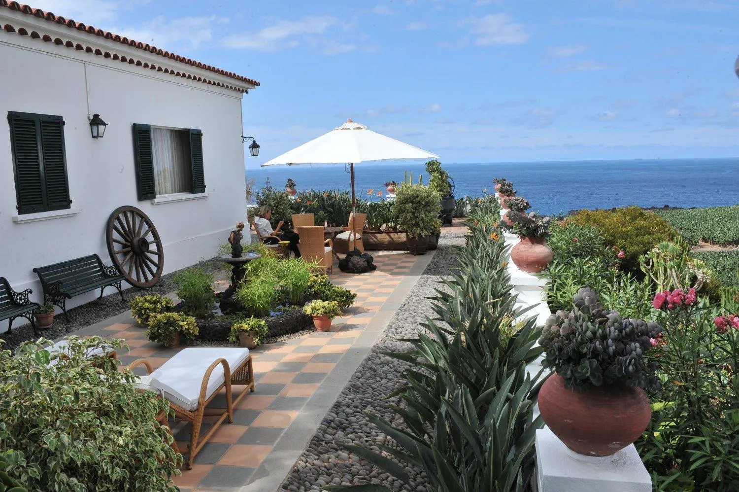 Patio in Casa Rural Malpais Trece