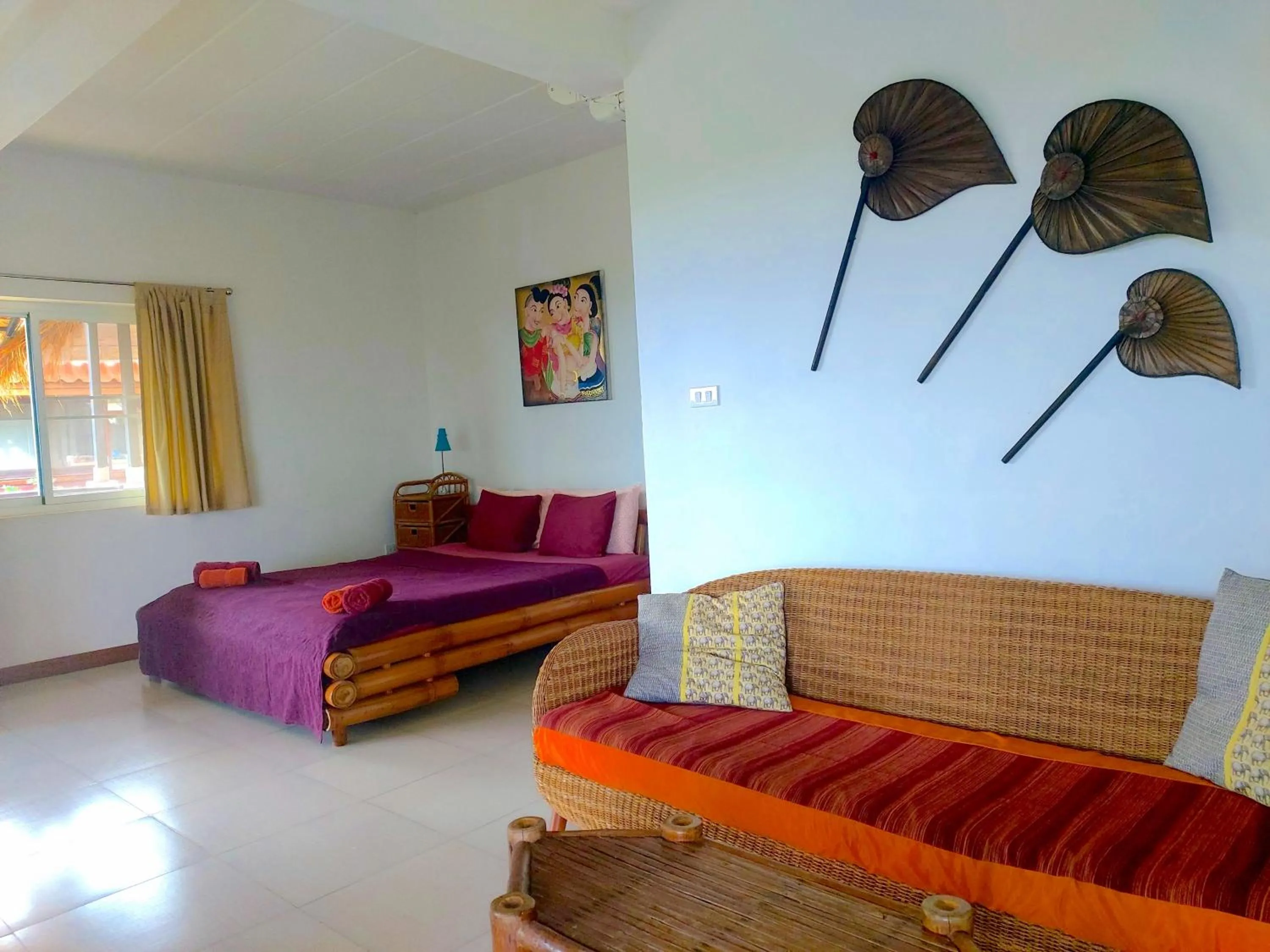 Bed in Good Time Sports Village Koh Mak