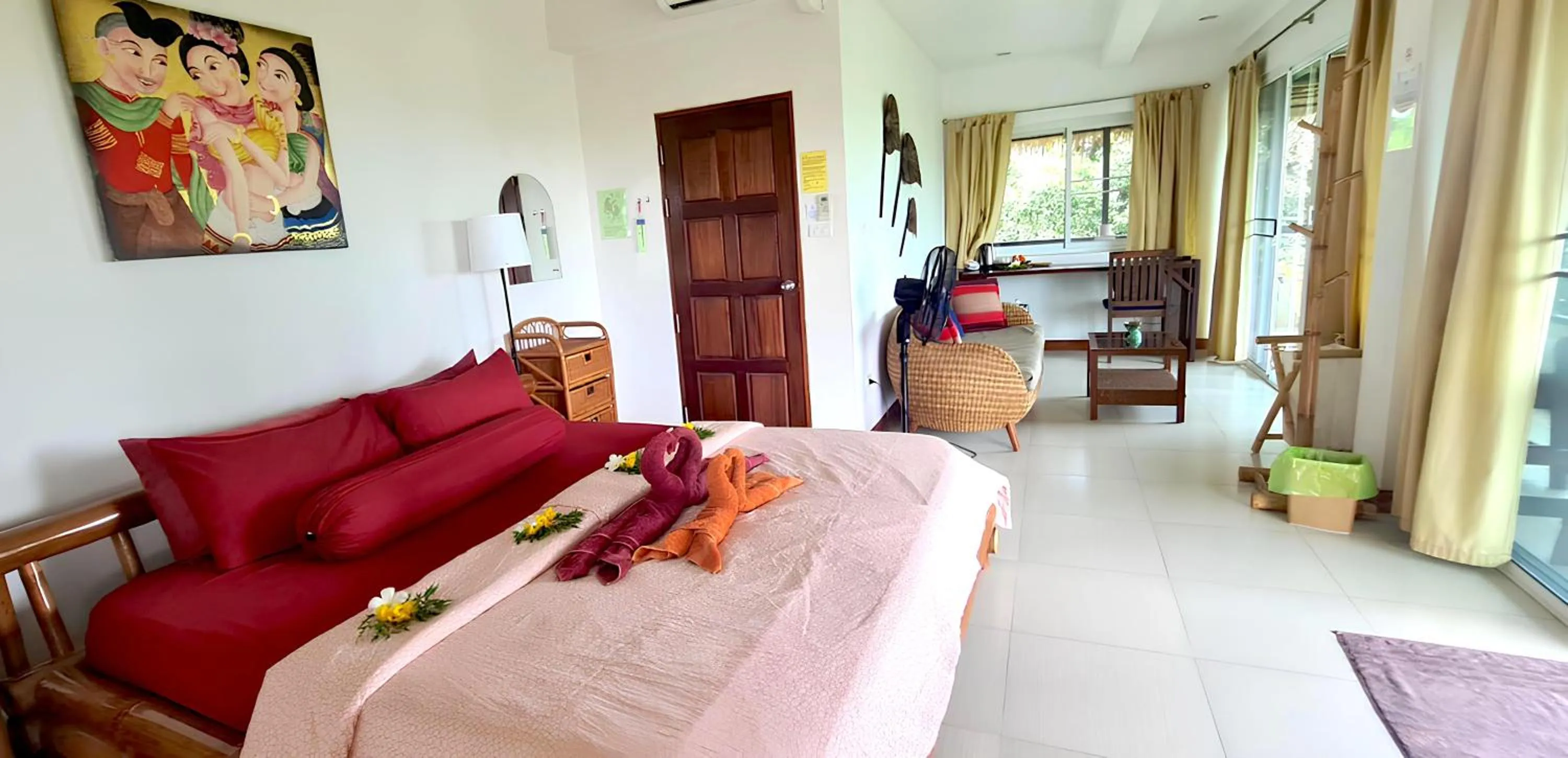 Bed in Good Time Sports Village Koh Mak