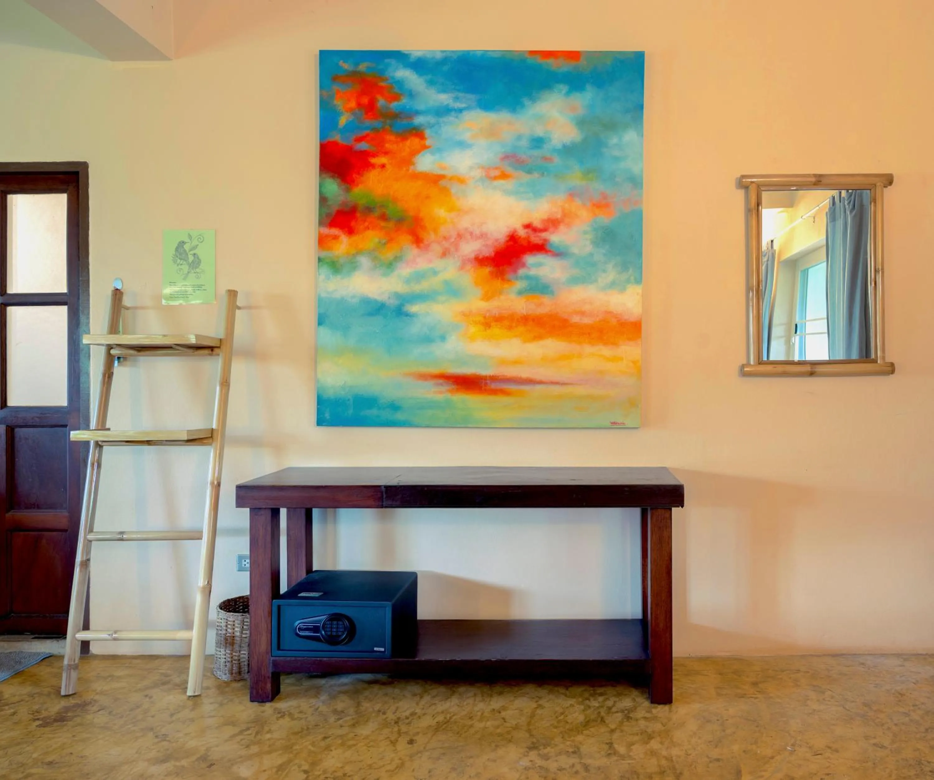 Living room in Good Time Sports Village Koh Mak