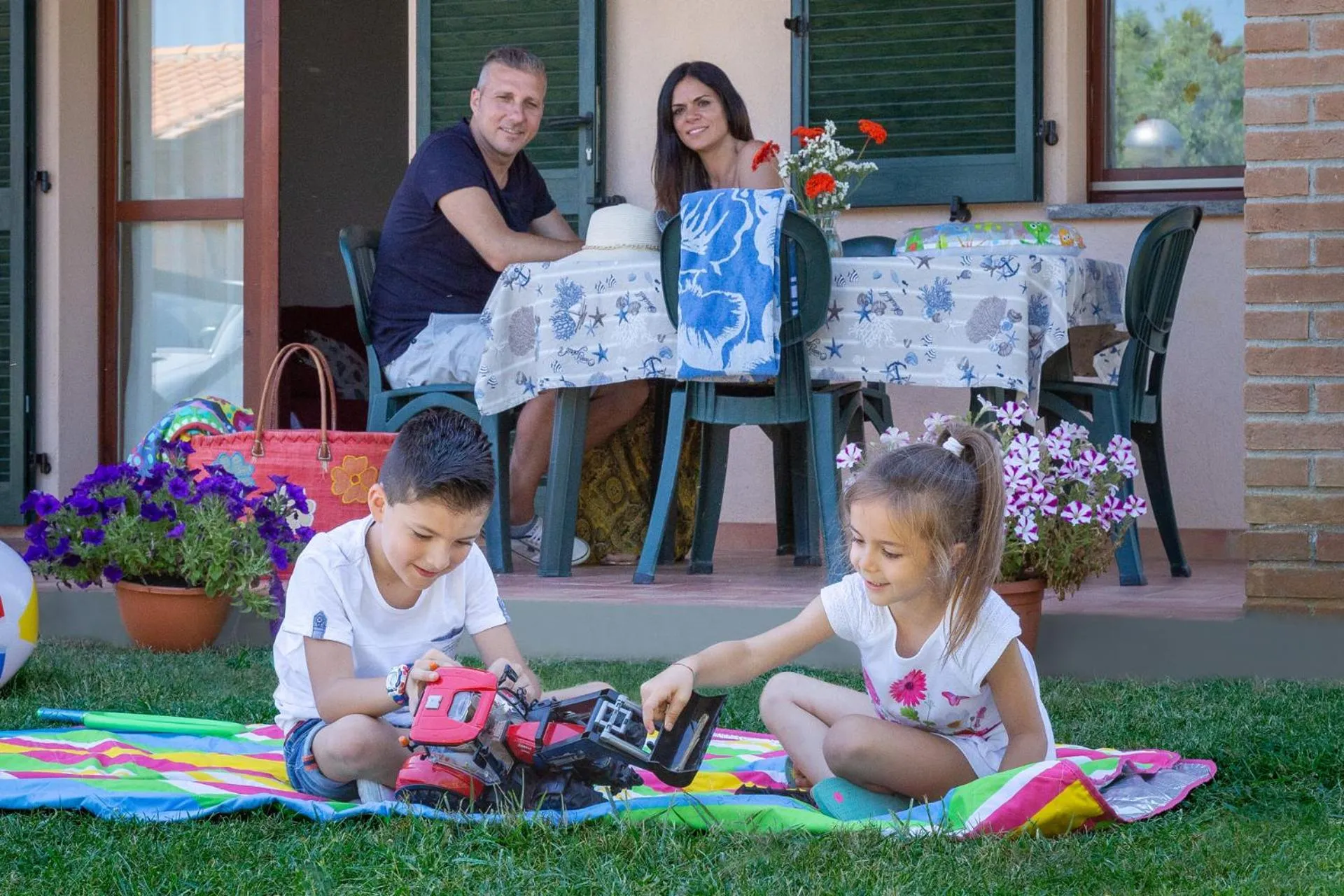 Garden view in Casa in Maremma Tuscany Village