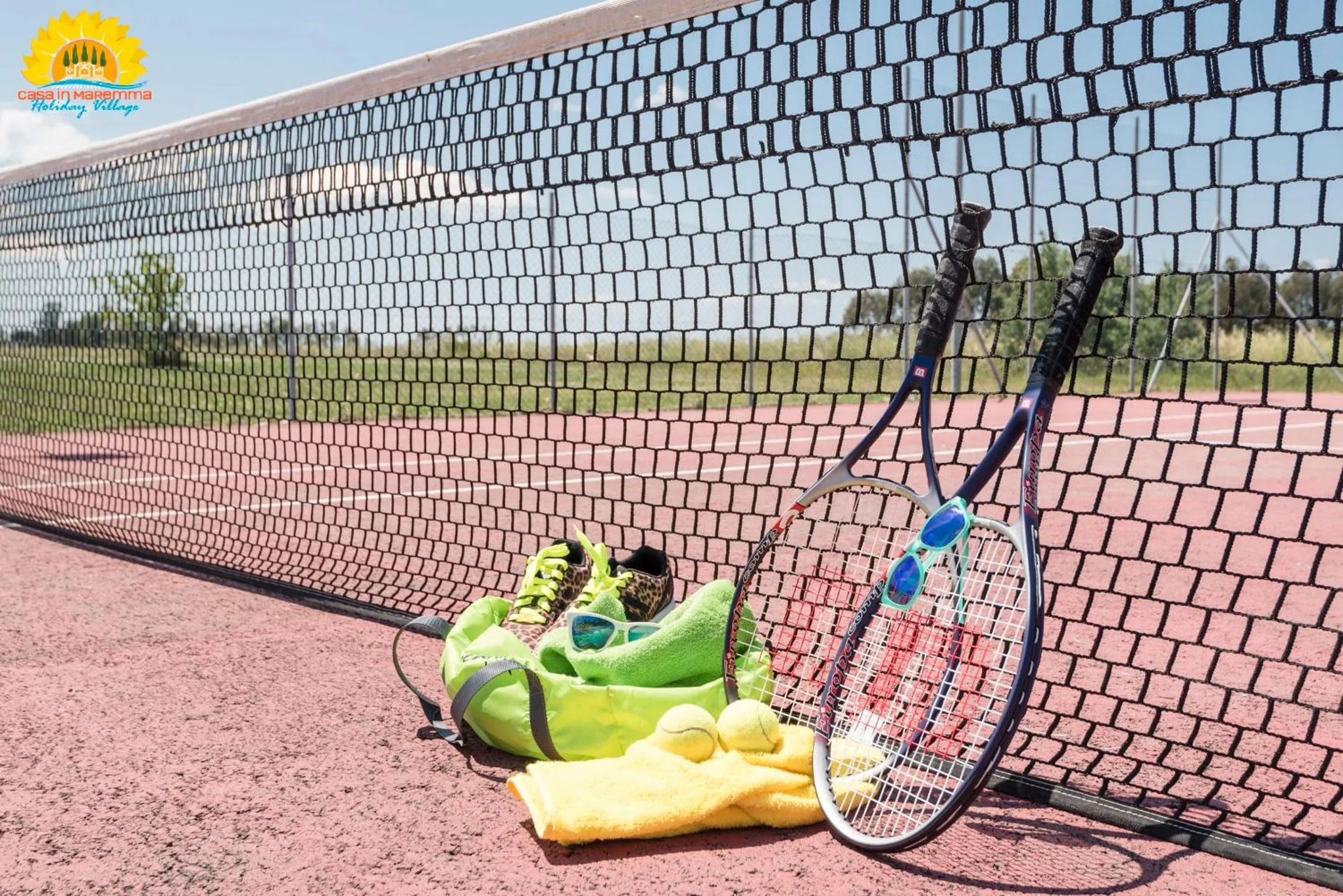 Tennis court in Casa in Maremma Tuscany Village