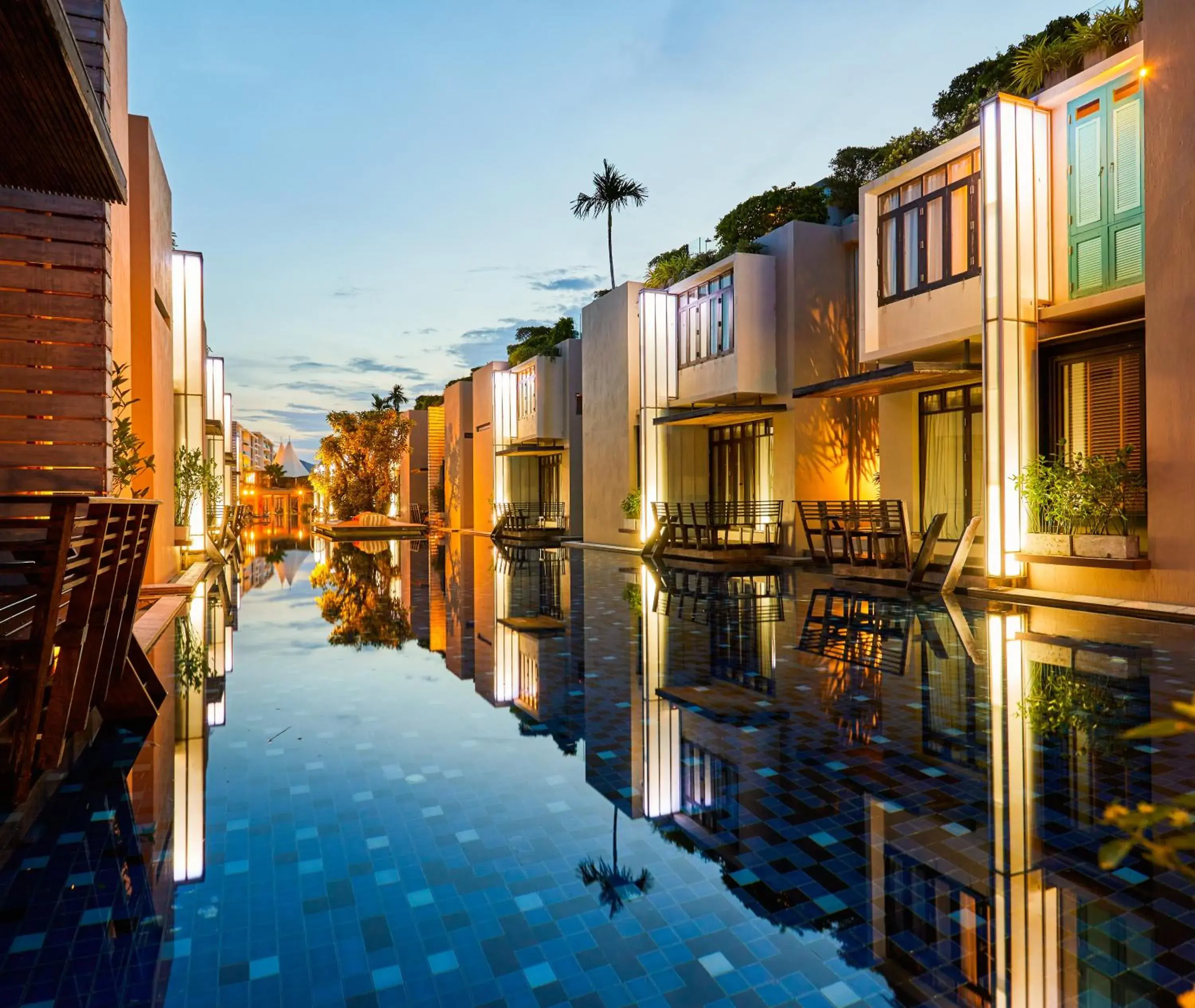 Swimming pool in Let's Sea Hua Hin Al Fresco Resort Swimming pool in Let's Sea Hua Hin Al Fresco Resort